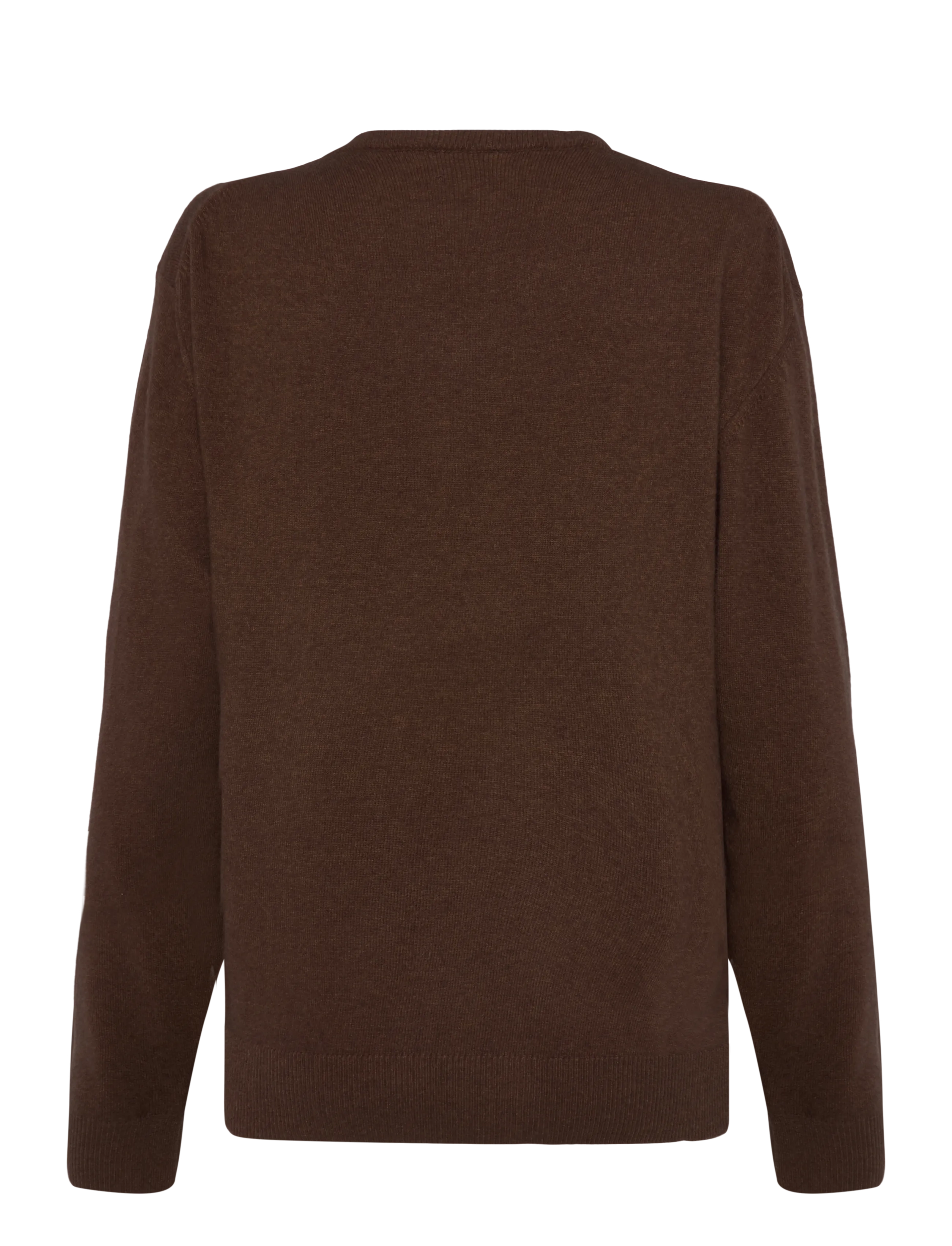 Filippa K - Soft Wool V-Neck Sweater - pullover - mid brown - 1