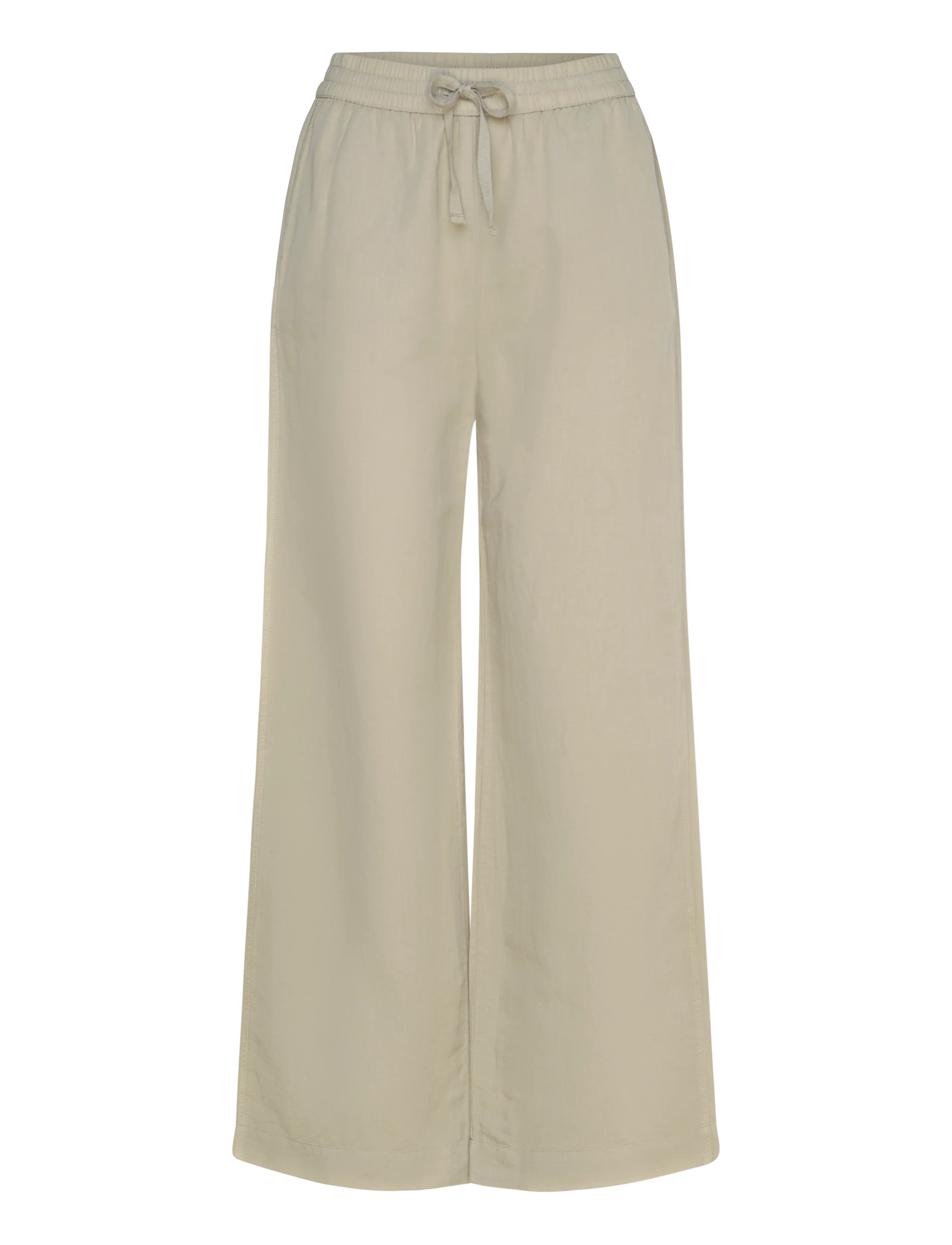 Filippa K Gillian Linen Trousers - Tøj - LIGHT GREEN / khaki/green