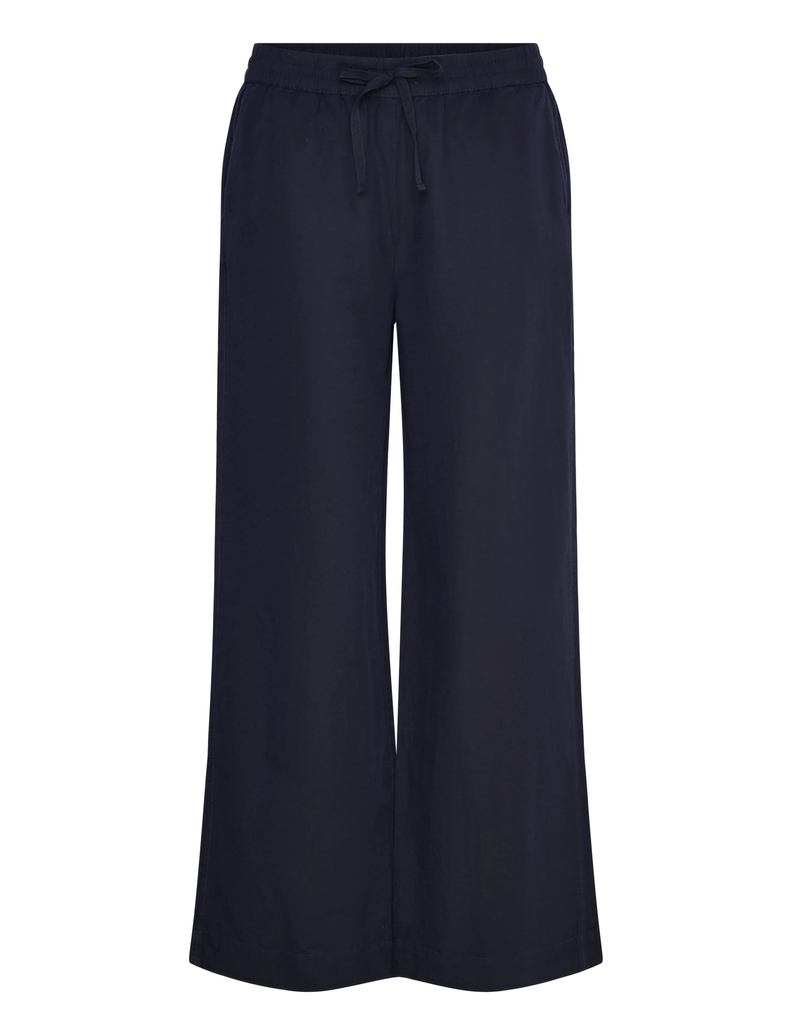 Filippa K Gillian Linen Trousers - Tøj - NAVY / navy