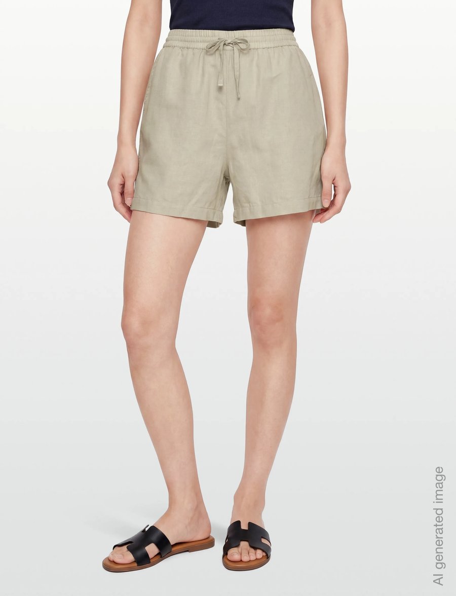 Filippa K - Jessa Linen Shorts - leinen-shorts - light green - 3