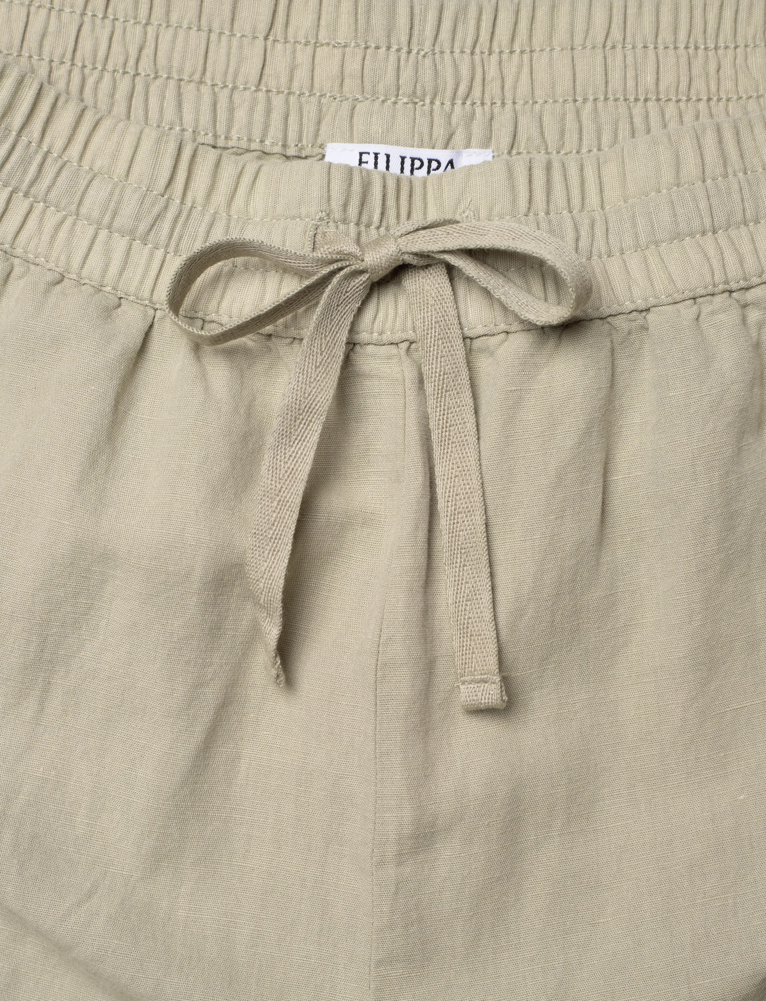 Filippa K - Jessa Linen Shorts - hørshorts - light green - 3