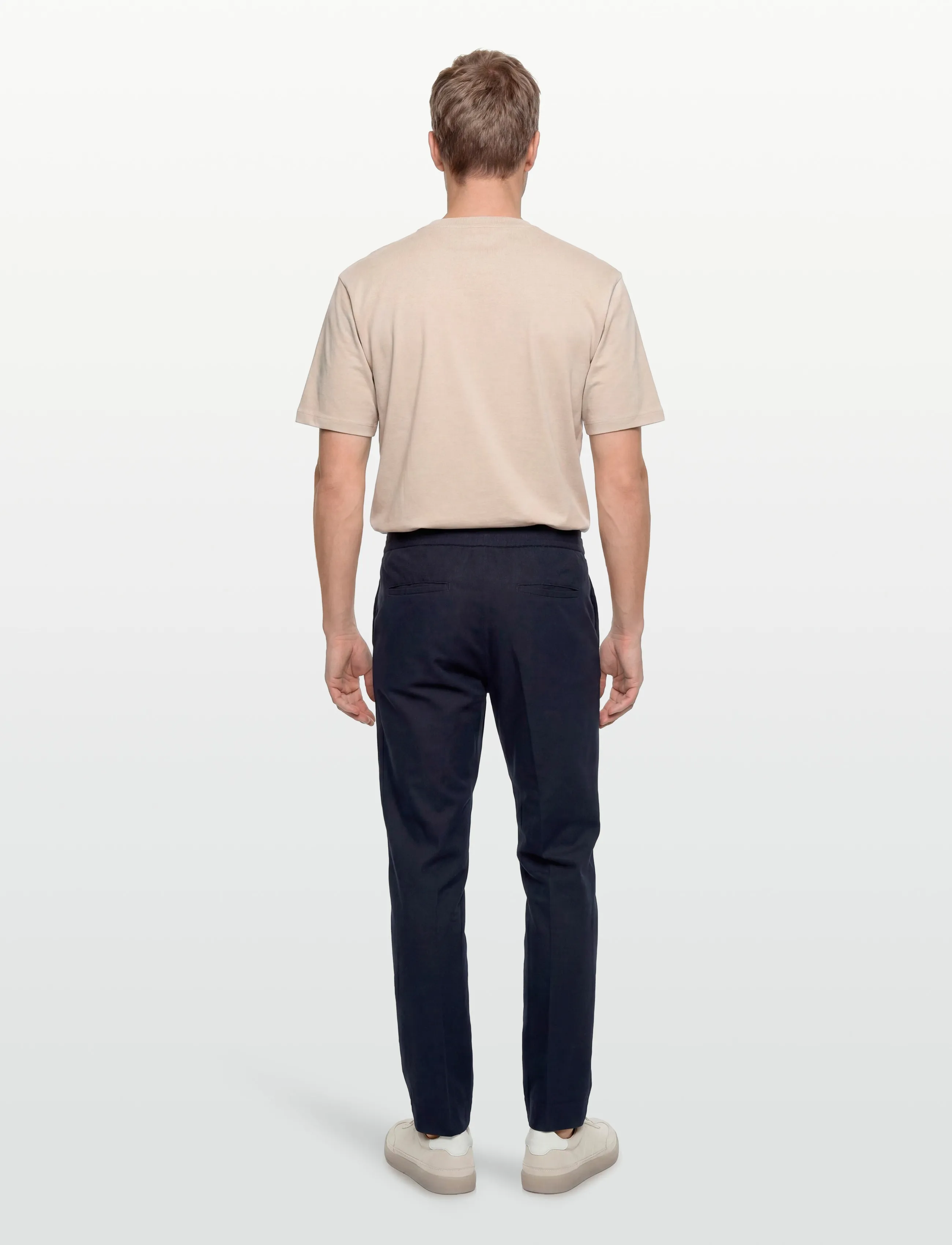 Filippa K - Theo Linen Trousers - leinenhosen - navy - 4