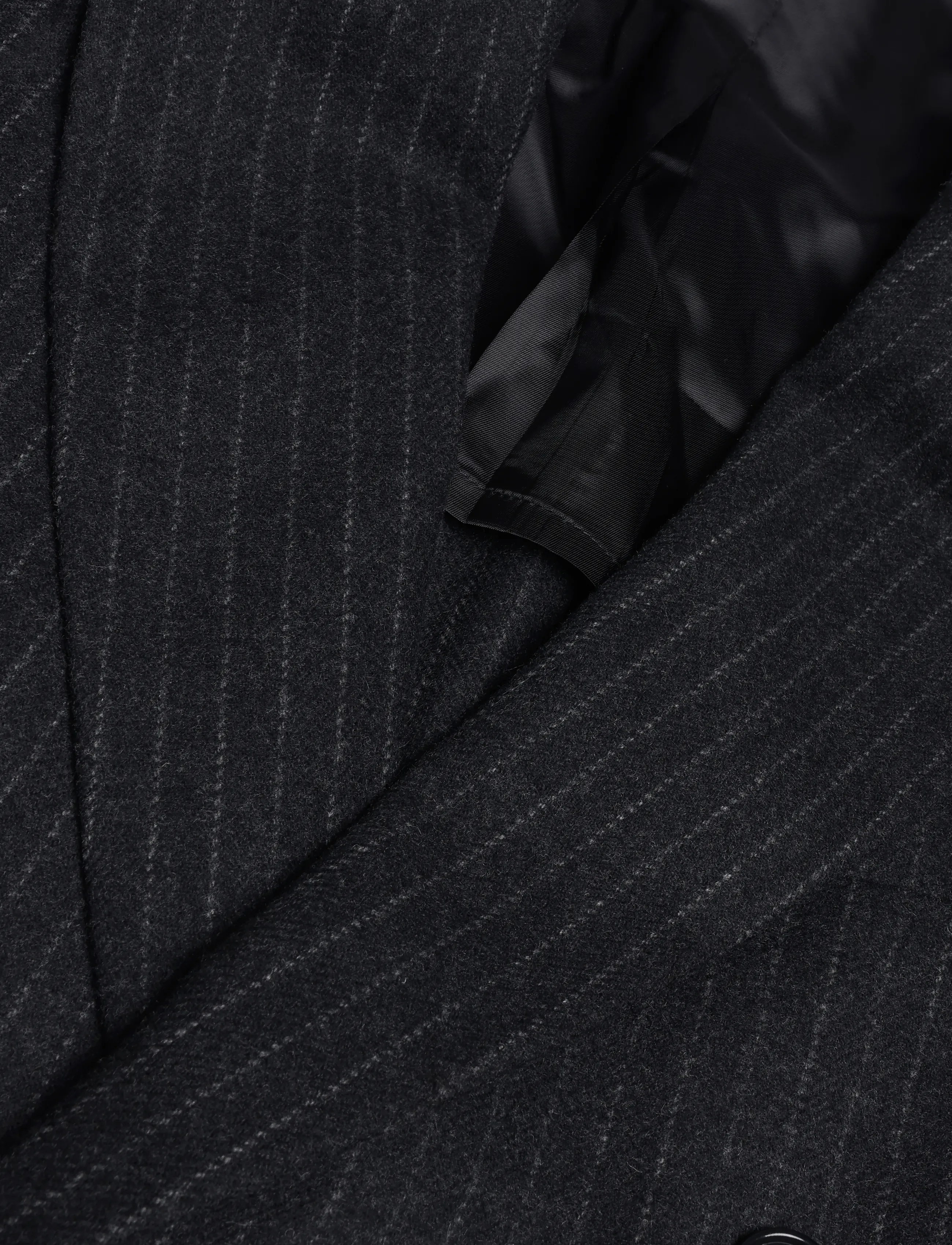 Filippa K - Michael Flannel Blazer - kaherealised pintsakud - anthracite pinstripe - 2