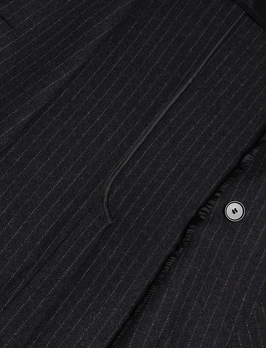 Filippa K - Michael Flannel Blazer - kaherealised pintsakud - anthracite pinstripe - 3