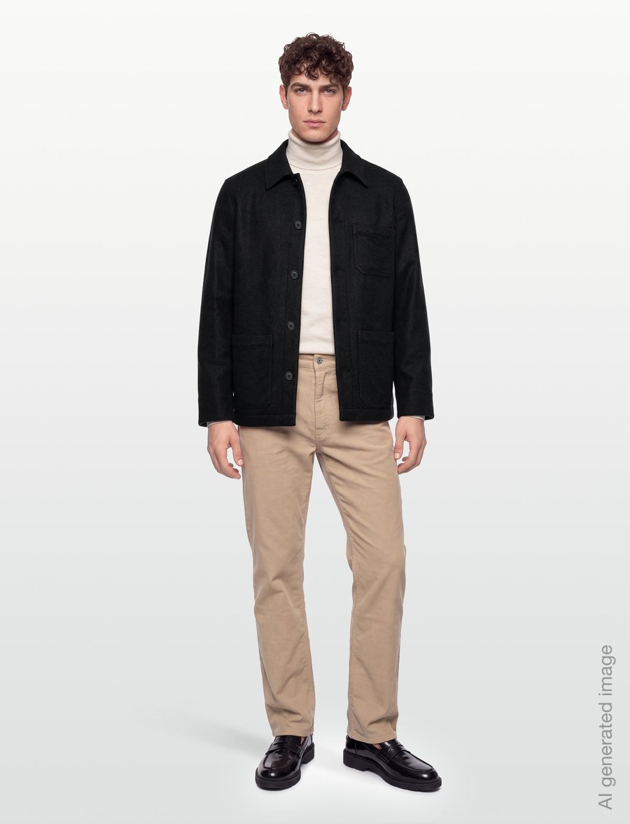 Filippa K - Taylor Flannel Jacket - ziemas jakas - anthracite melange - 0