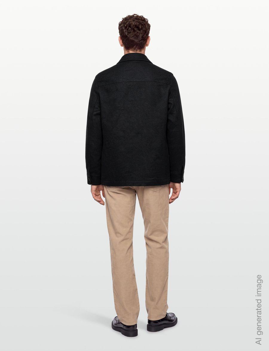 Filippa K - Taylor Flannel Jacket - ziemas jakas - anthracite melange - 4