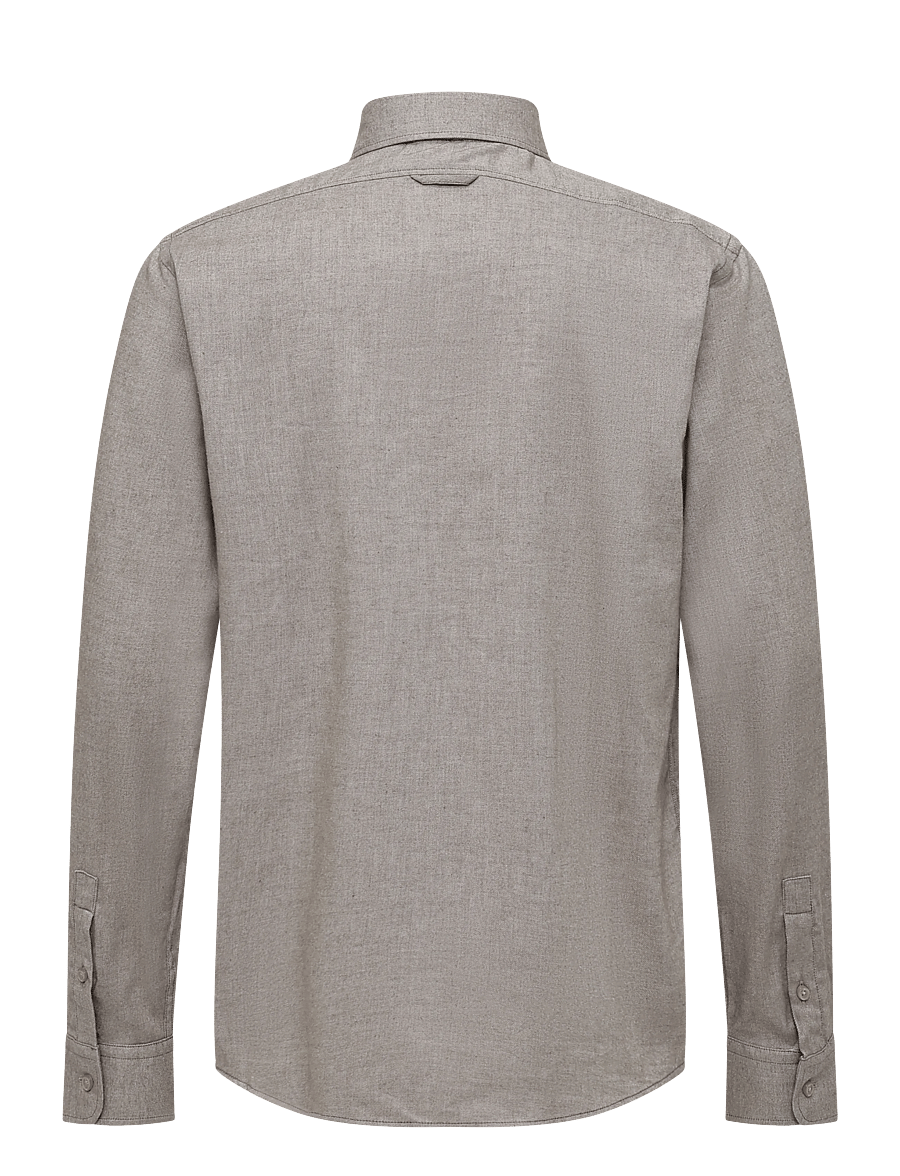 Filippa K - Zack Flannel Shirt - flannel-skjorter - mid brown - 1