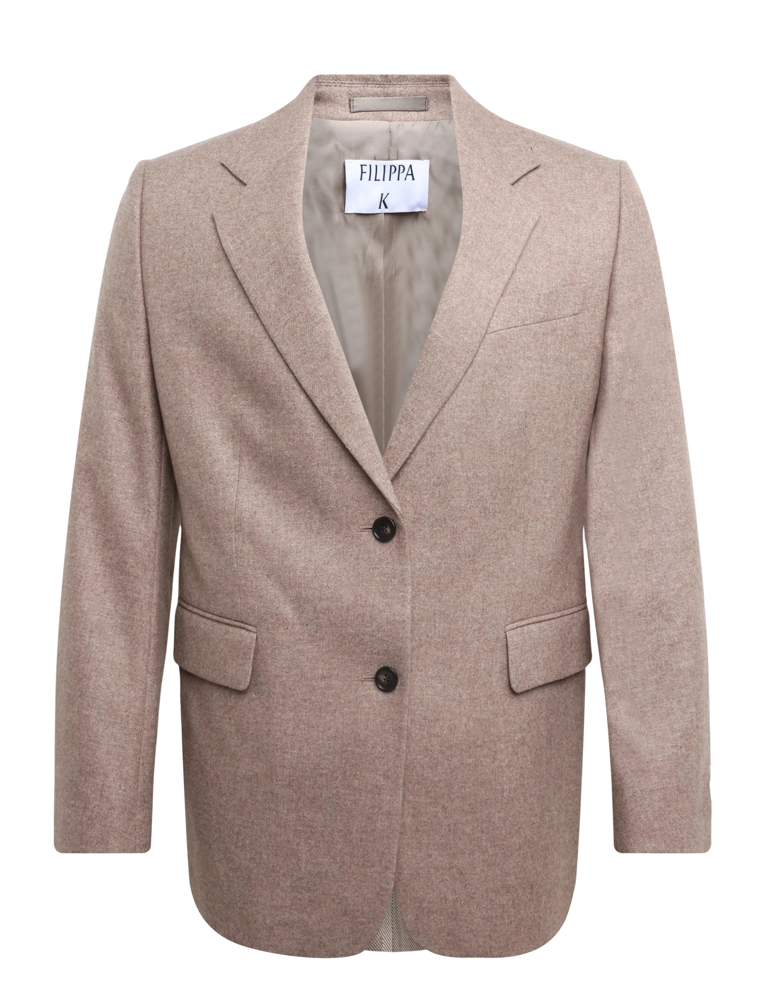 Filippa K Delilah Flannel Blazer - Kläder - DRIFTWOOD / beige