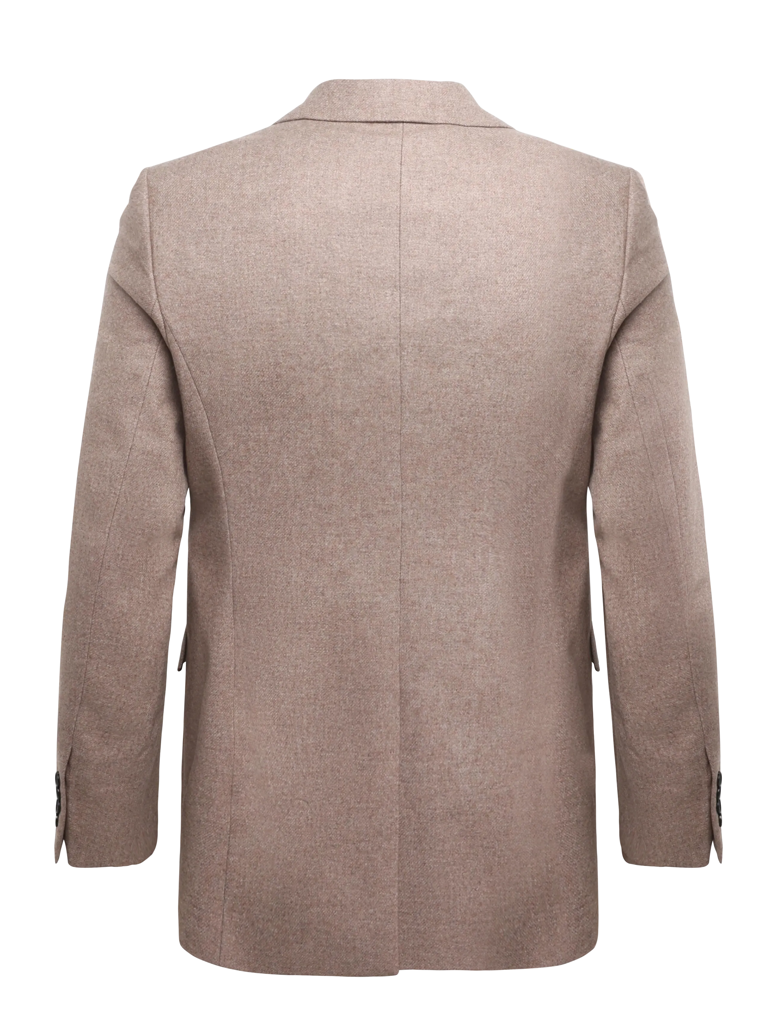 Filippa K - Delilah Flannel Blazer - enkelknäppta kavajer - driftwood - 1