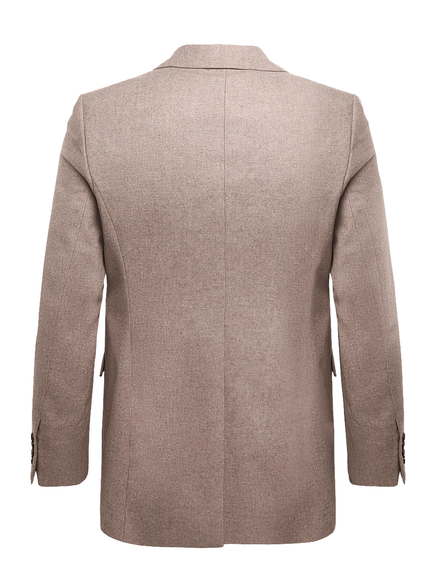 Filippa K - Delilah Flannel Blazer - enkelknäppta kavajer - driftwood - 1