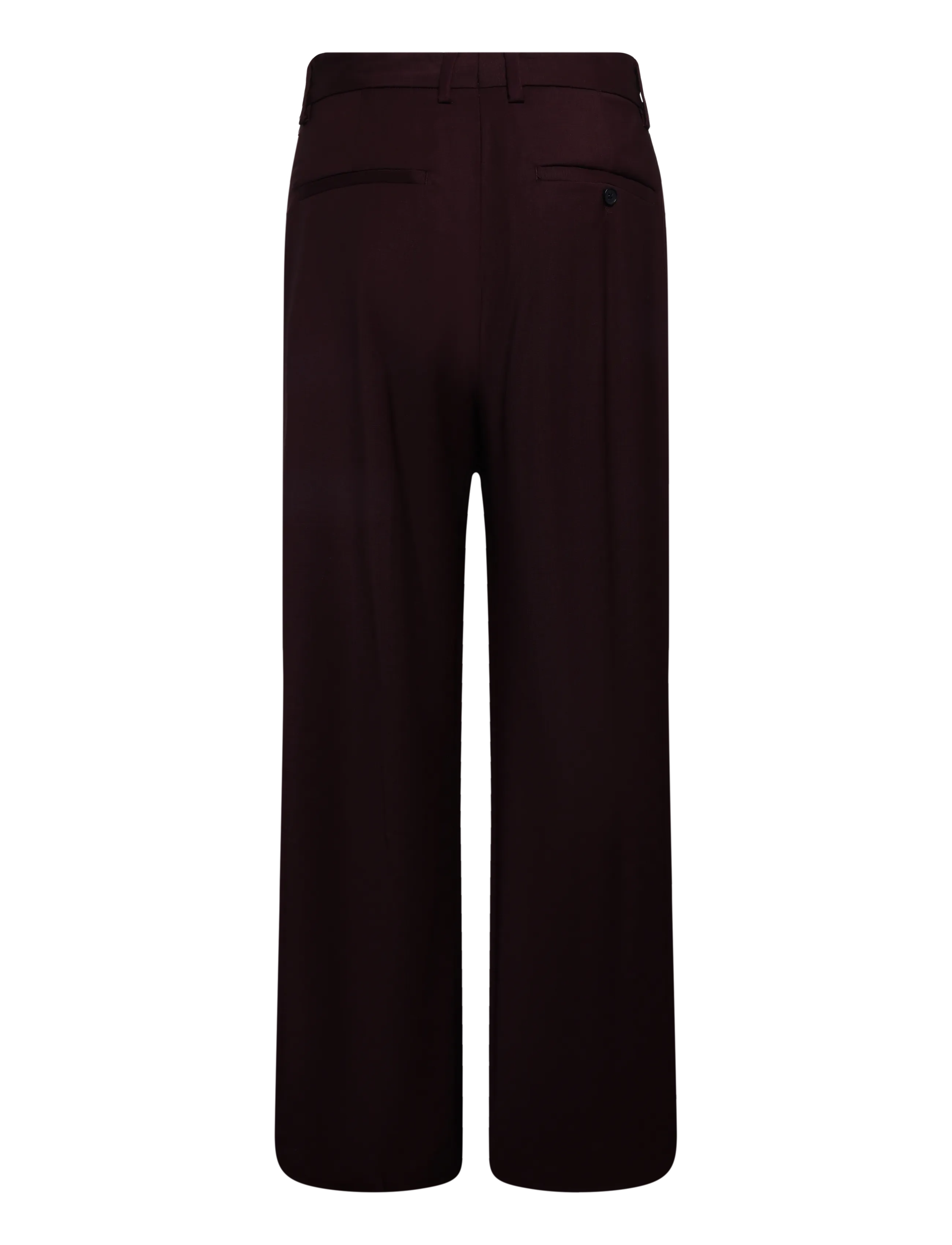 Filippa K - Harlow Wool Trousers - kostymbyxor - burgundy - 1
