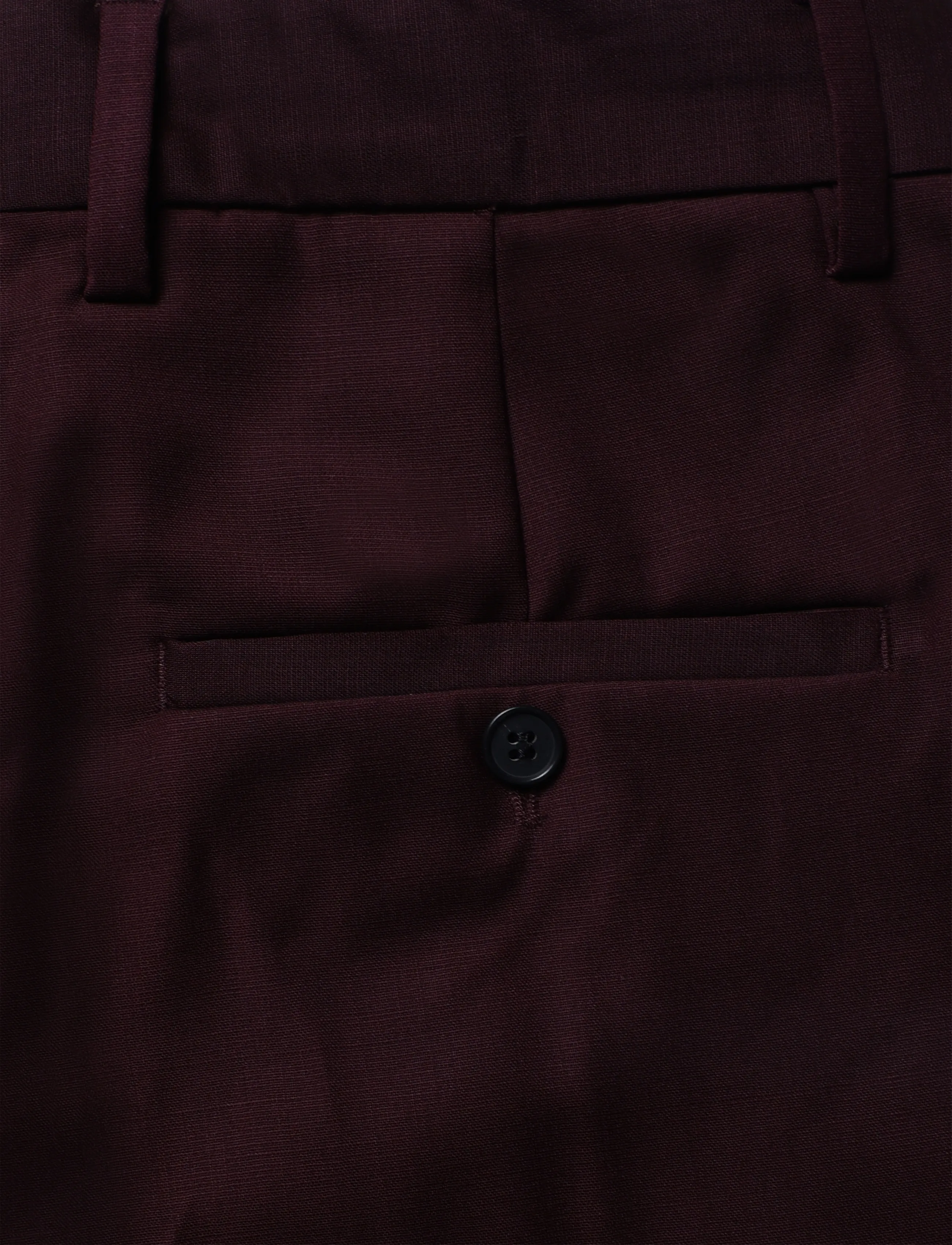 Filippa K - Harlow Wool Trousers - kostymbyxor - burgundy - 2