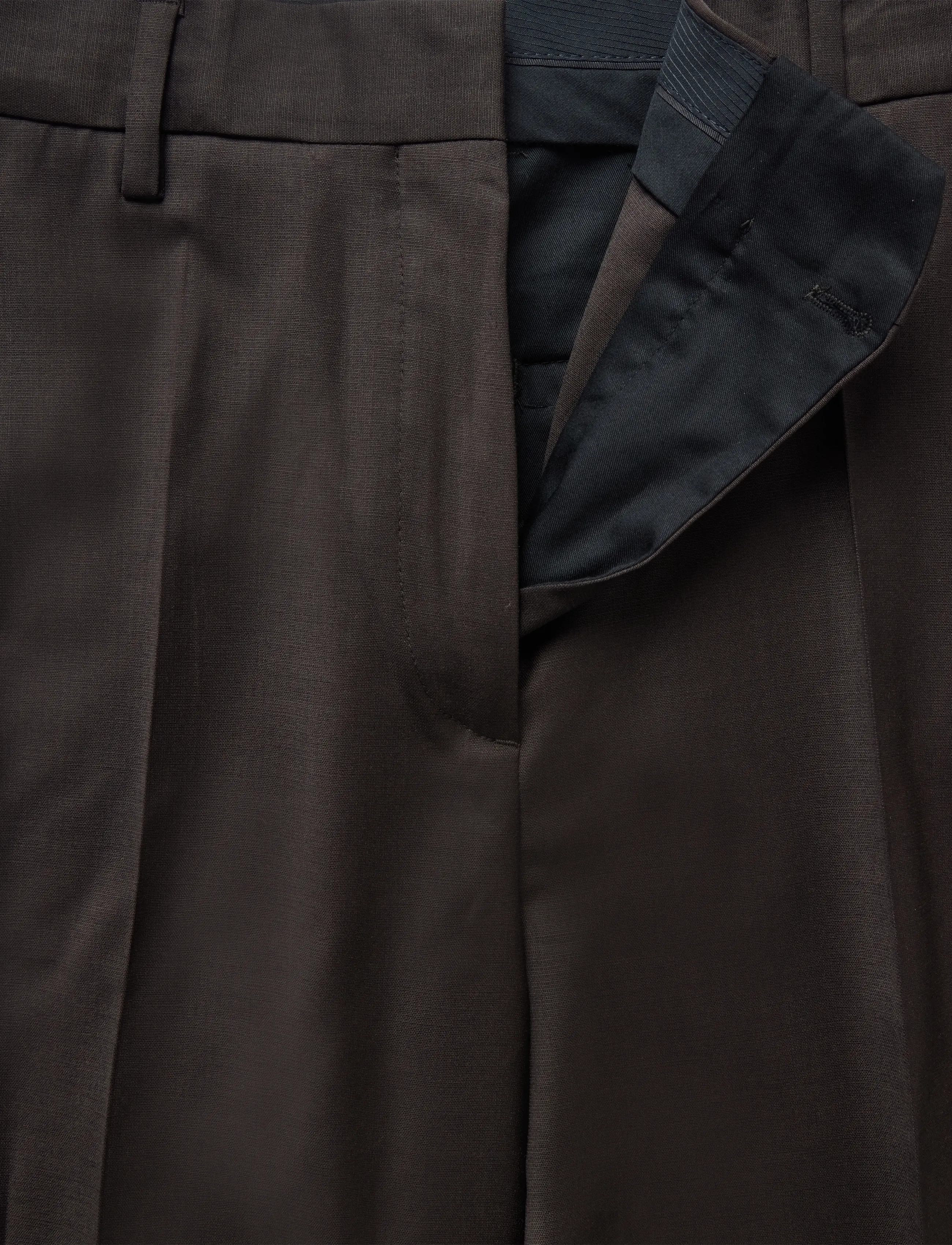 Filippa K - Harlow Wool Trousers - dark chocolate - 2