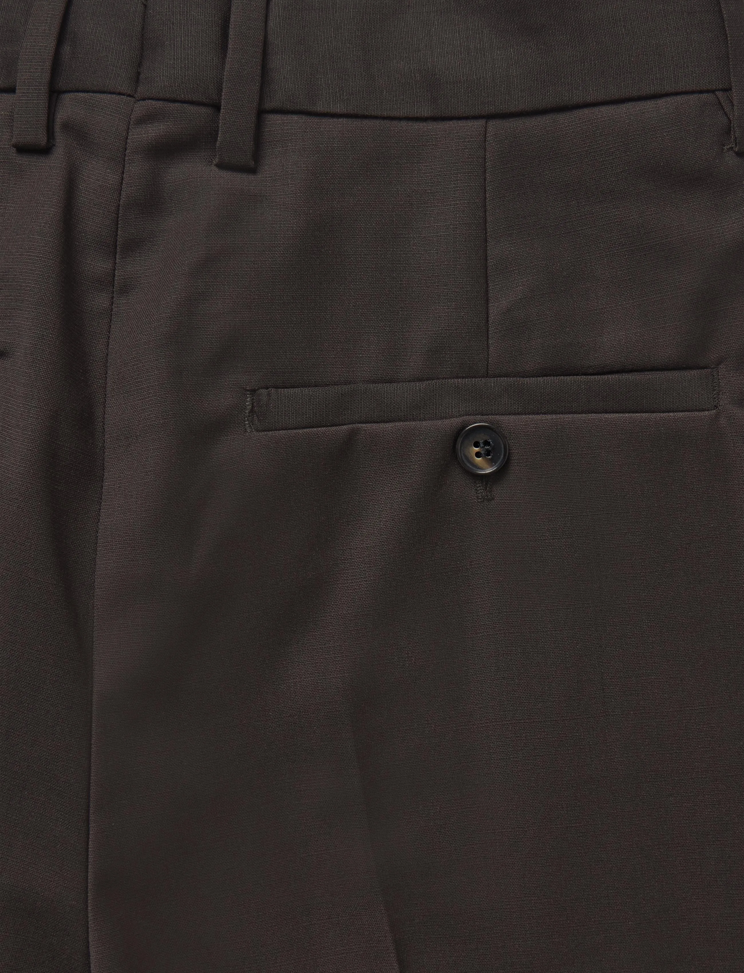Filippa K - Harlow Wool Trousers - dark chocolate - 4