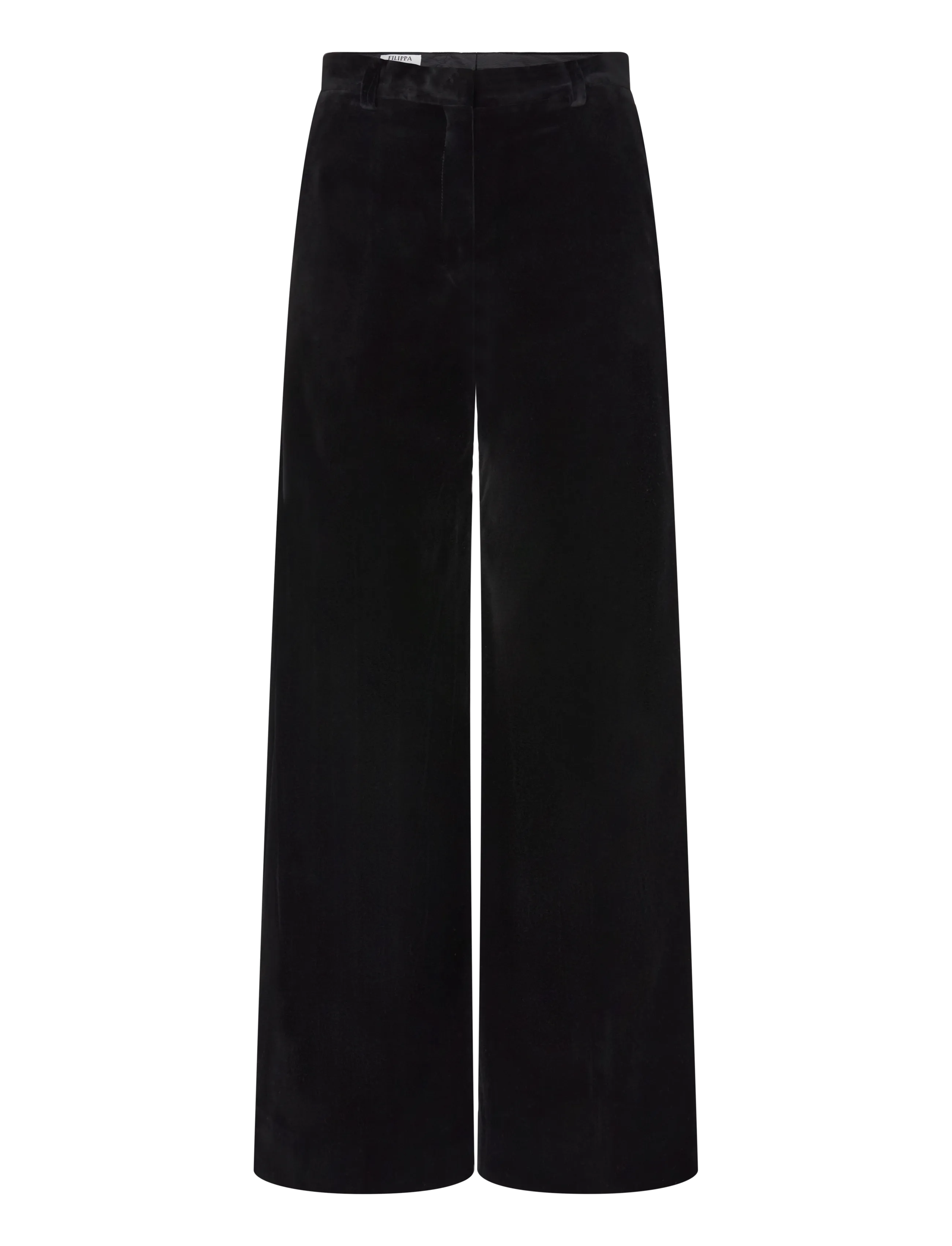 Filippa K Harlow Velvet Trousers - Summer in the city - BLACK / black