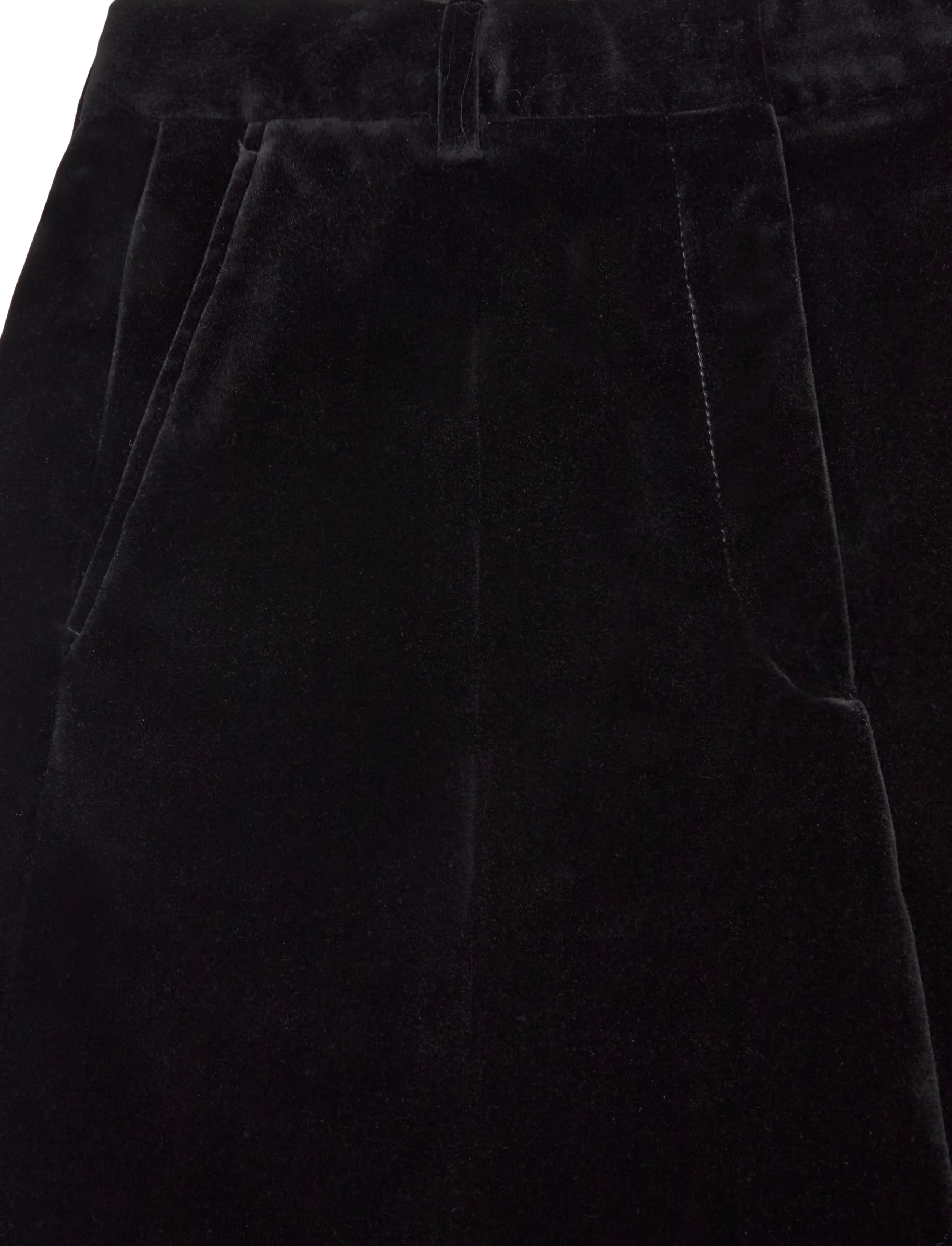 Filippa K - Harlow Velvet Trousers - wide leg trousers - black - 2