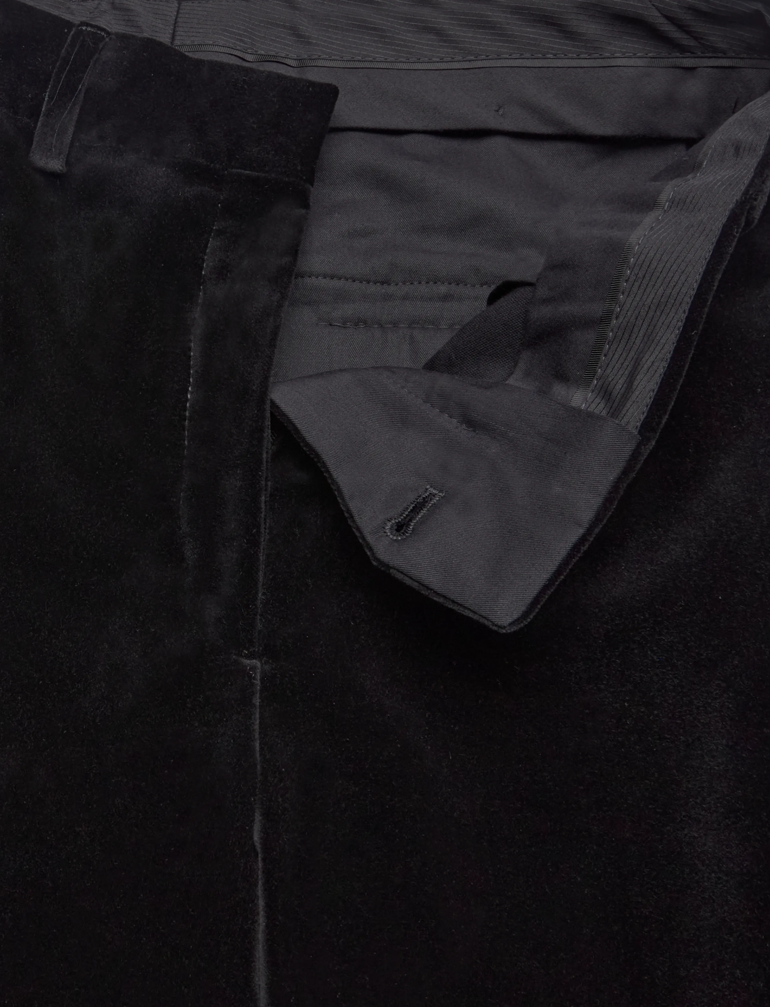 Filippa K - Harlow Velvet Trousers - wide leg trousers - black - 3