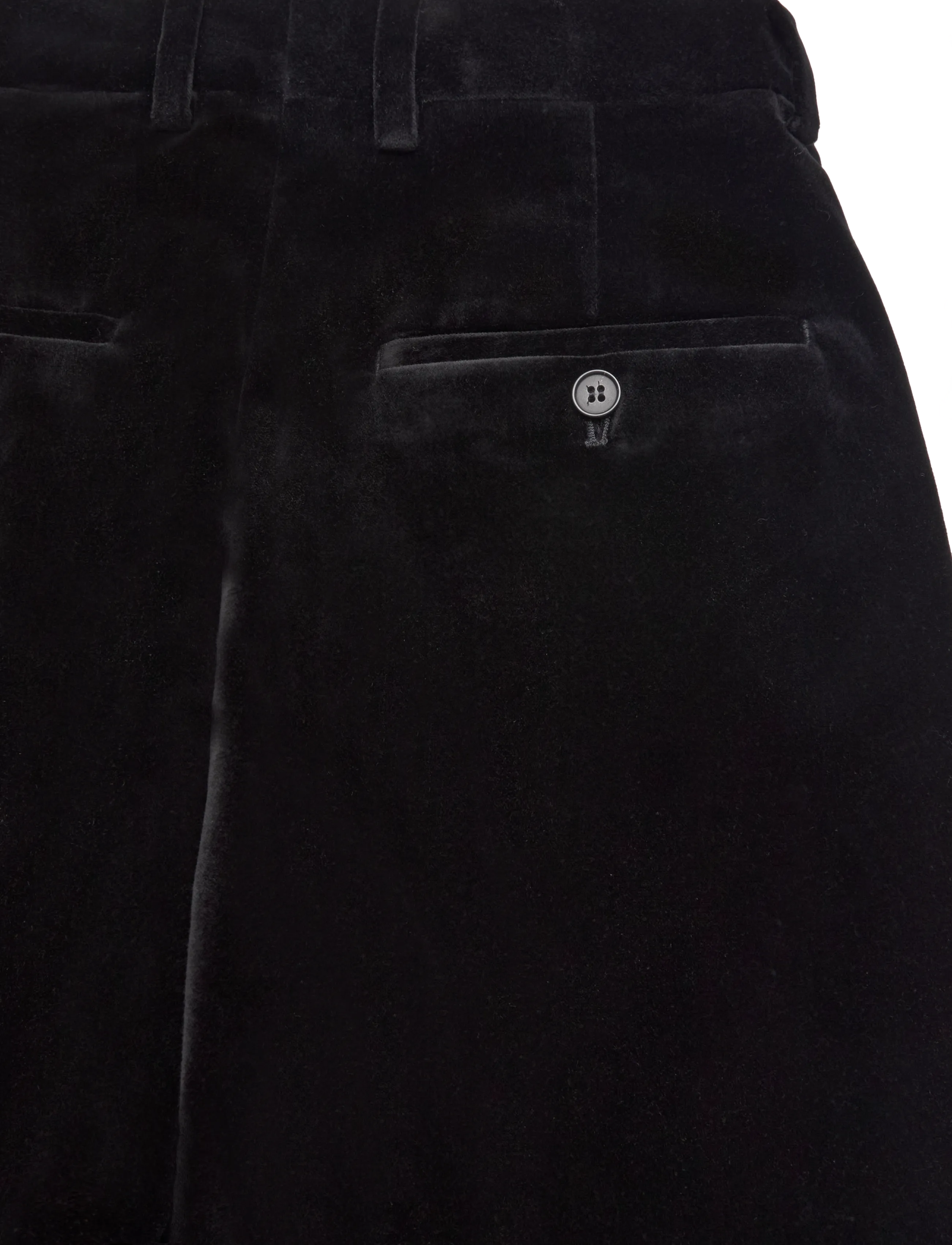 Filippa K - Harlow Velvet Trousers - wide leg trousers - black - 4