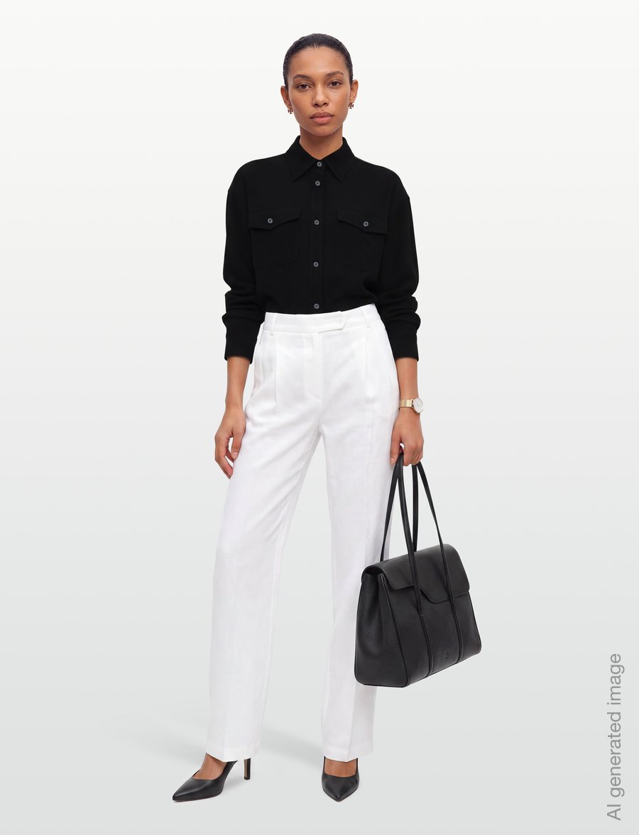Filippa K - Draped Hourglass Overshirt - overshirts - black - 0