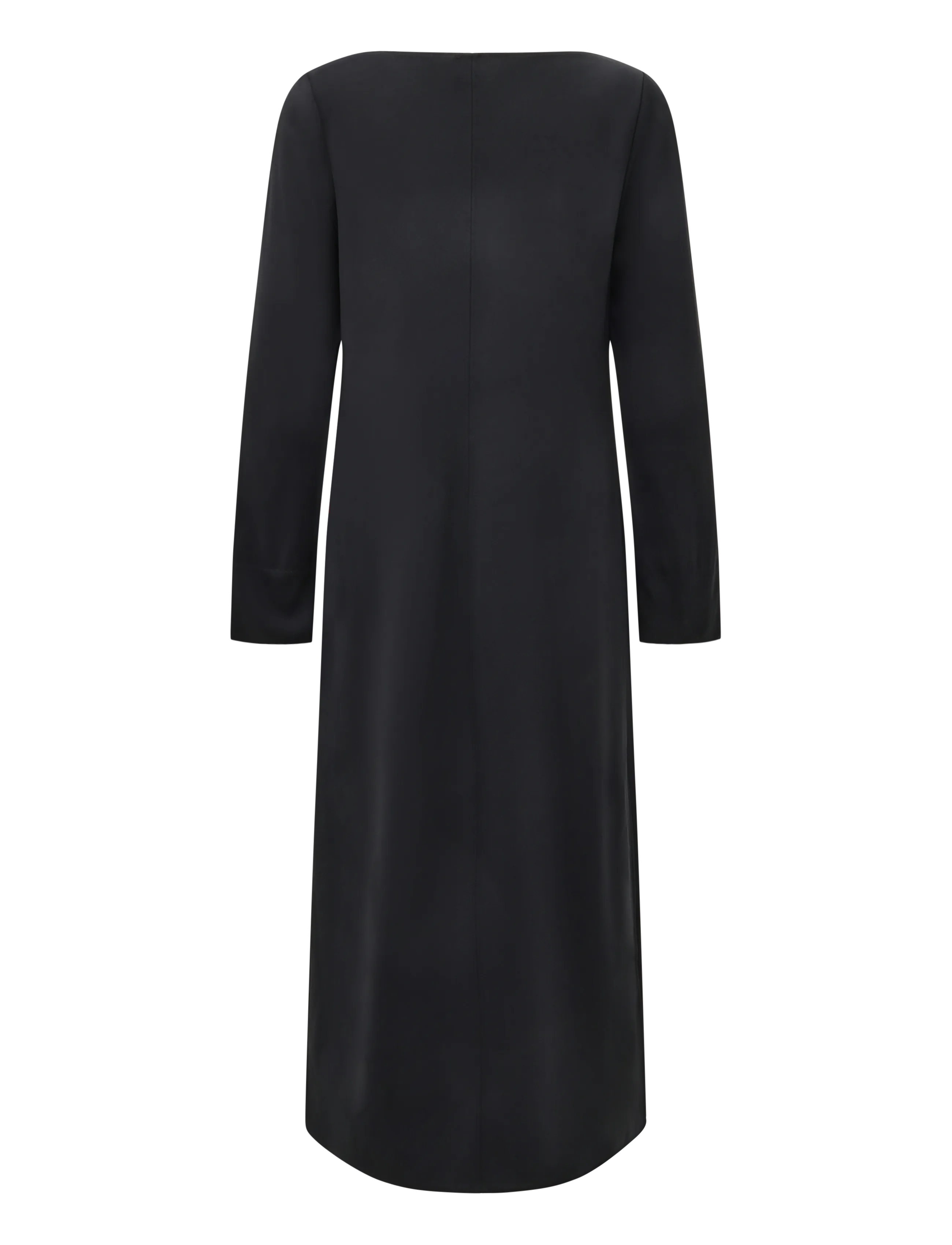 Filippa K - Naia Boatneck Dress - midikleider - black - 1