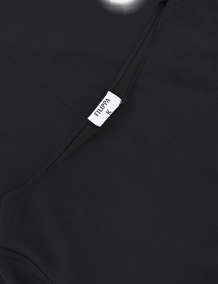 Filippa K - Naia Boatneck Dress - midikleider - black - 2