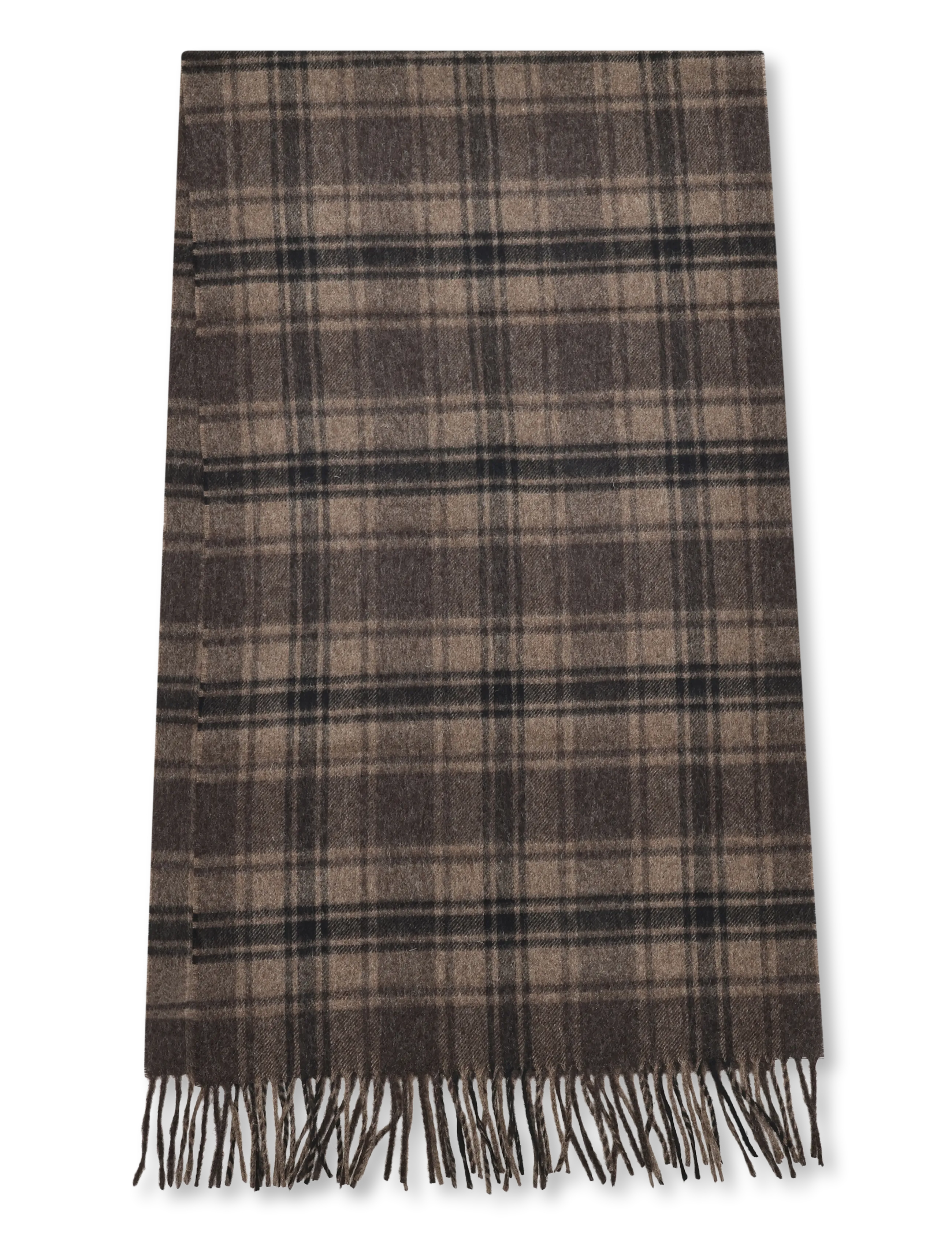 Filippa K Merino Check Scarf - Filippa K - BROWN CHECK / brown