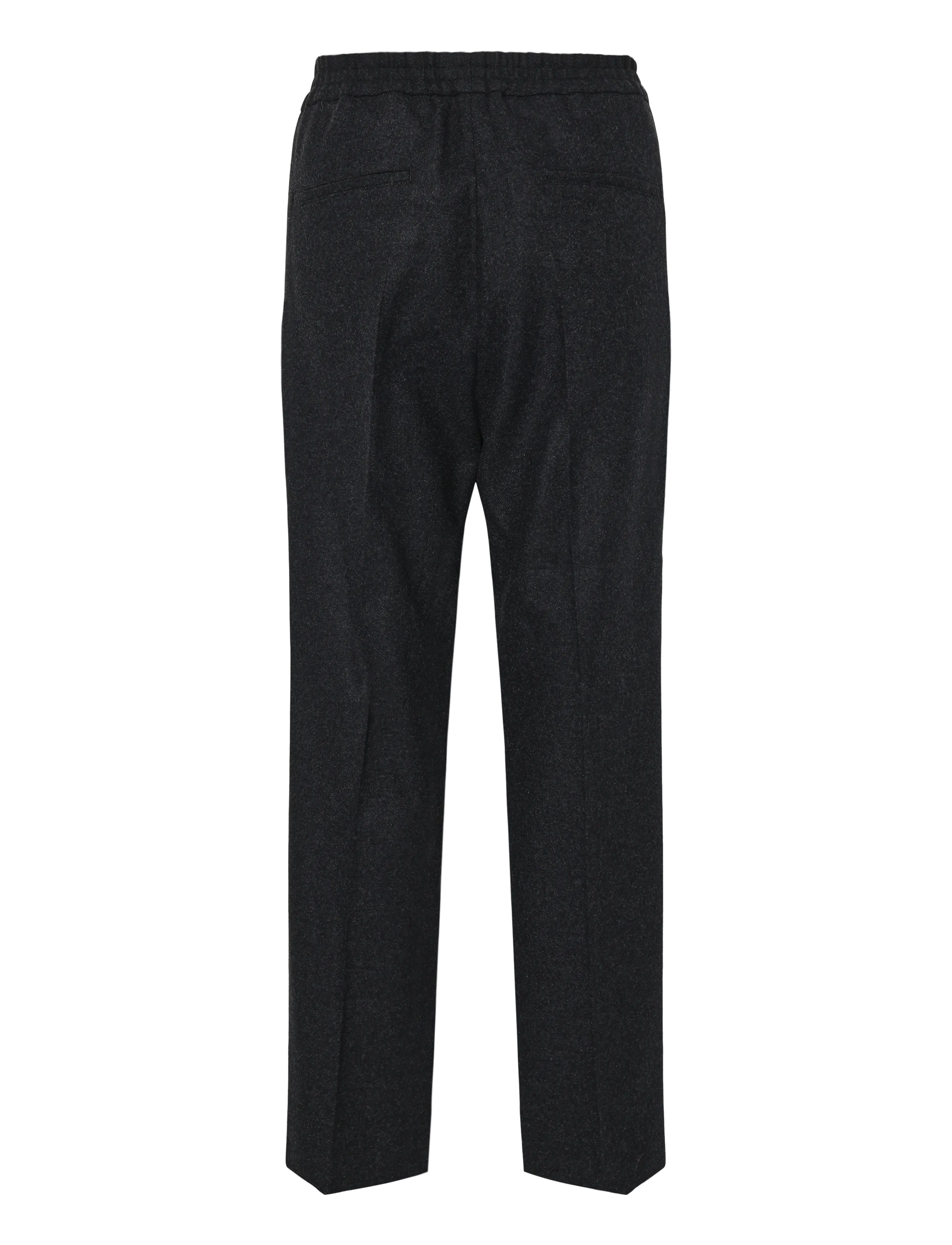 Filippa K - Theo Flannel Trousers - casual trousers - anthracite melange - 2