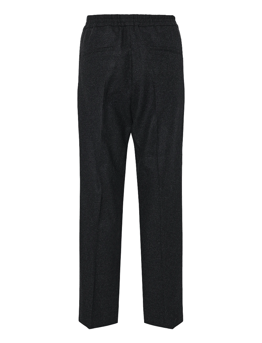Filippa K - Theo Flannel Trousers - freizeithosen - anthracite melange - 2