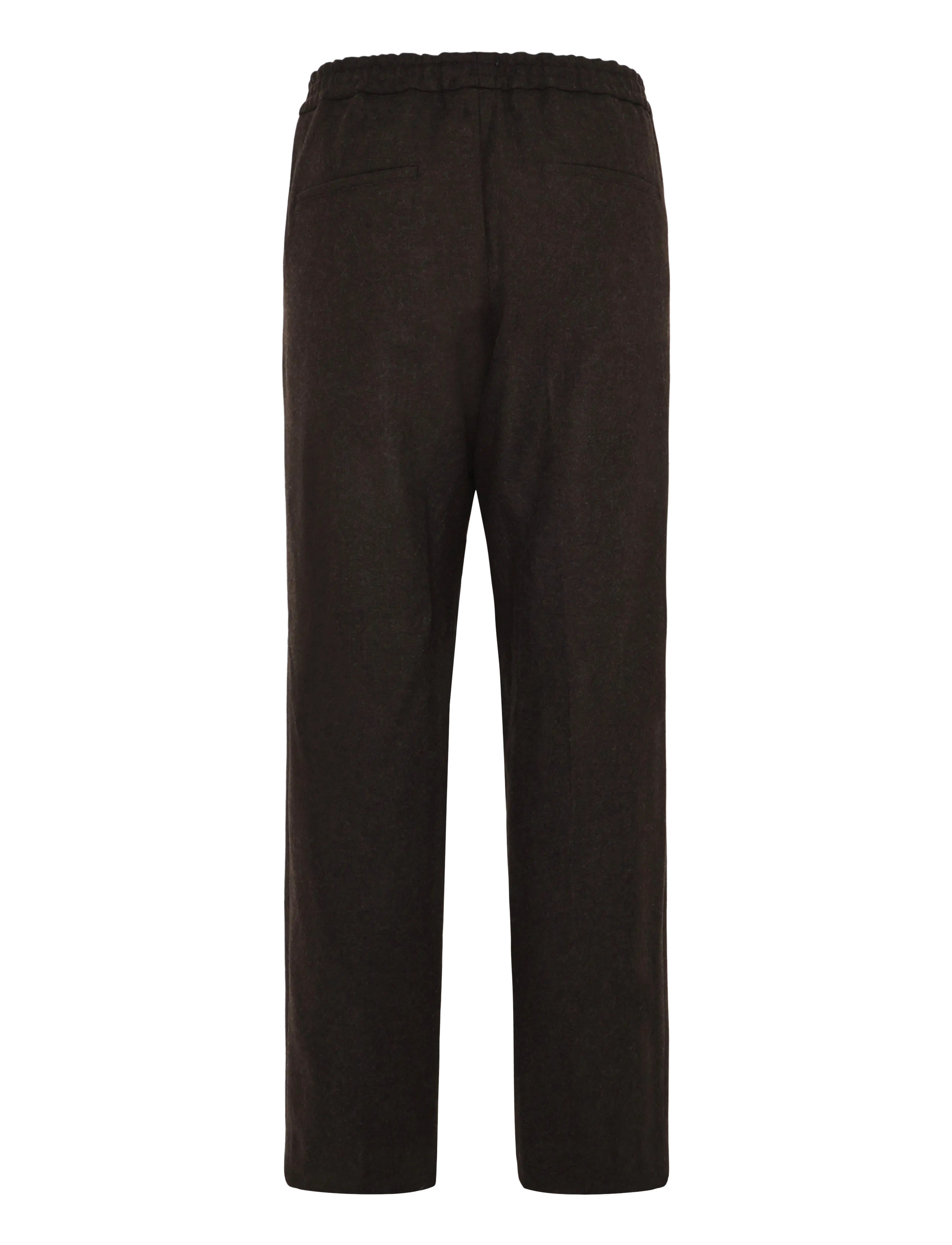 Filippa K - Theo Flannel Trousers - casual byxor - walnut brown - 1