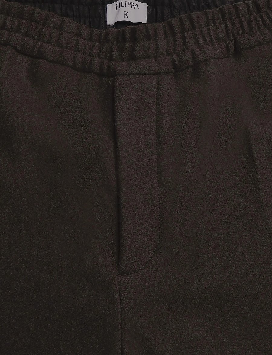 Filippa K - Theo Flannel Trousers - casual byxor - walnut brown - 2