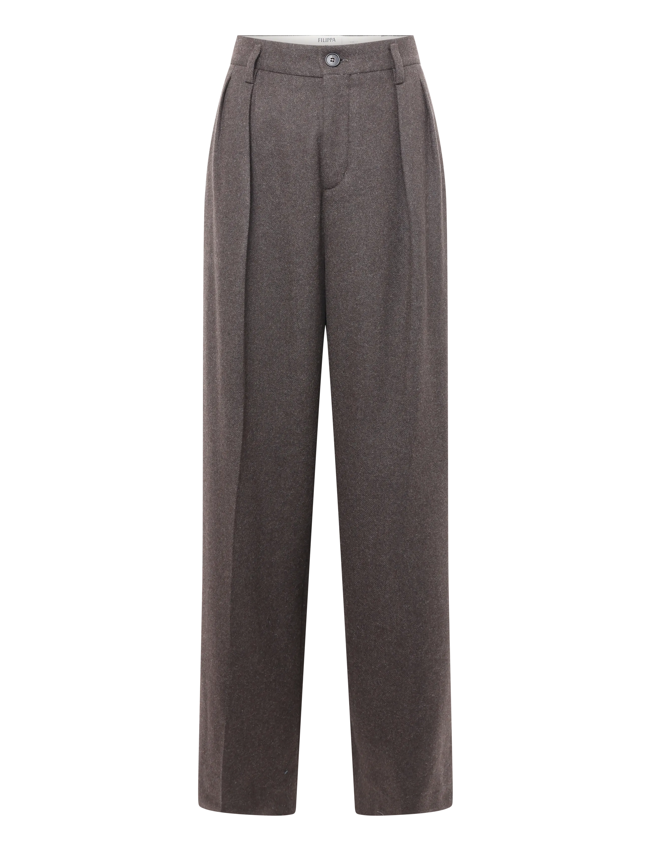 Filippa K Milo Flannel Trousers - Uus - WALNUT BROWN / brown