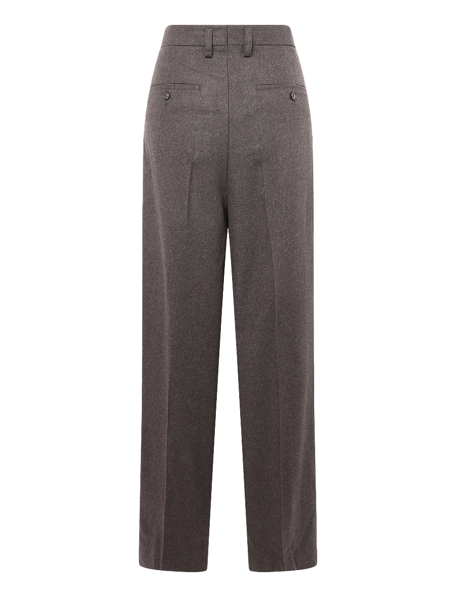 Filippa K - Milo Flannel Trousers - habitbukser - walnut brown - 2