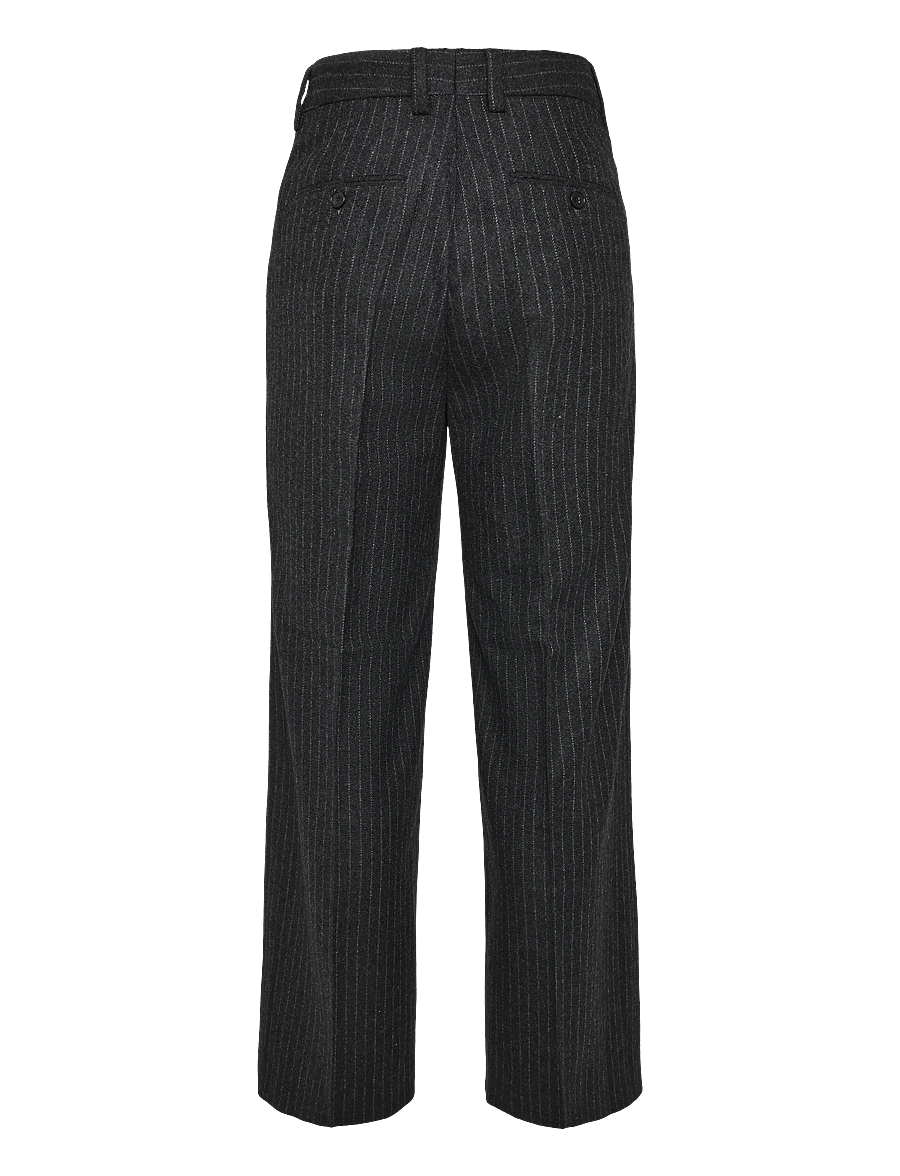 Filippa K - Darcey Flannel Pinstripe Trous - pidulikud püksid - anthracite pinstripe - 1