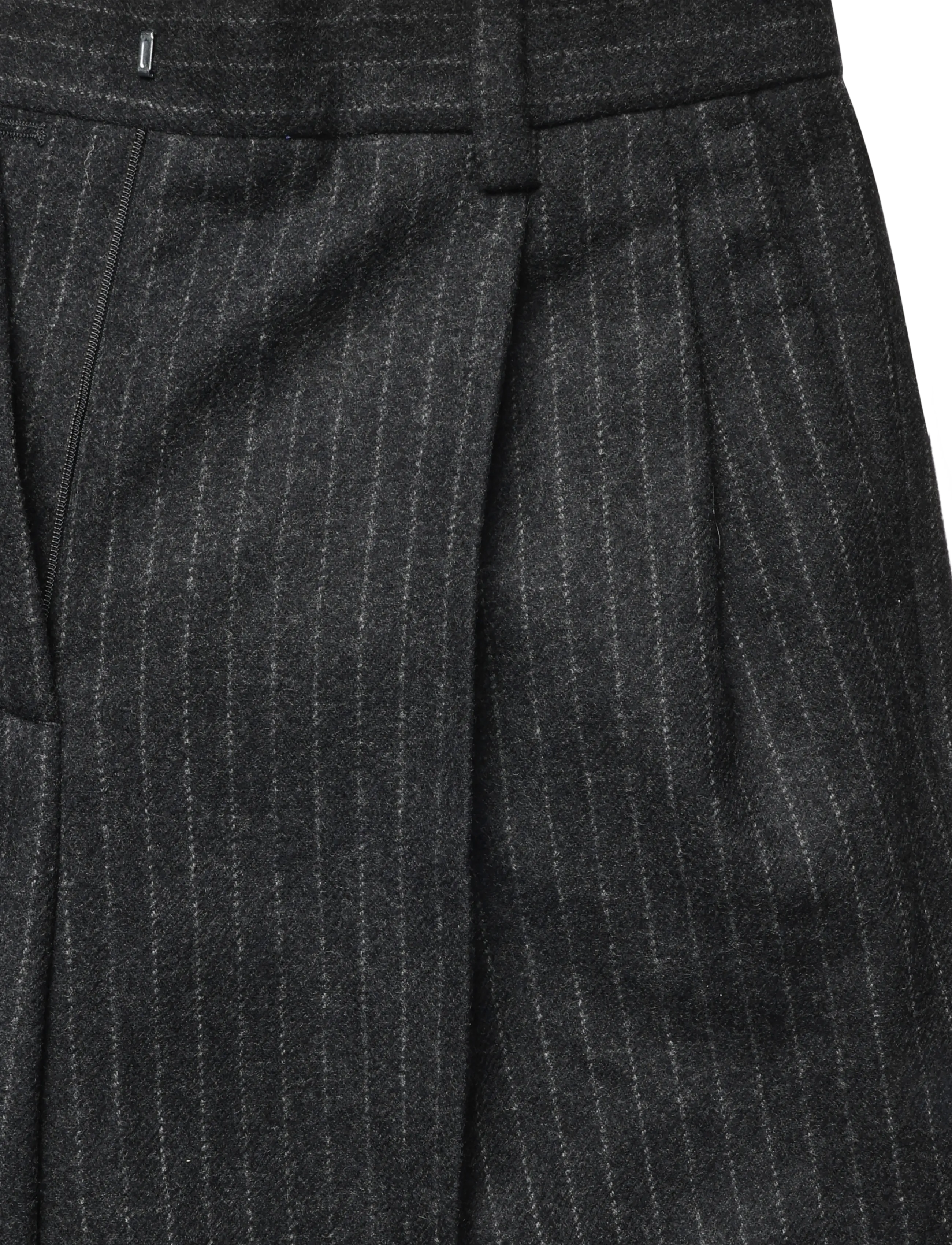 Filippa K - Darcey Flannel Pinstripe Trous - pidulikud püksid - anthracite pinstripe - 2