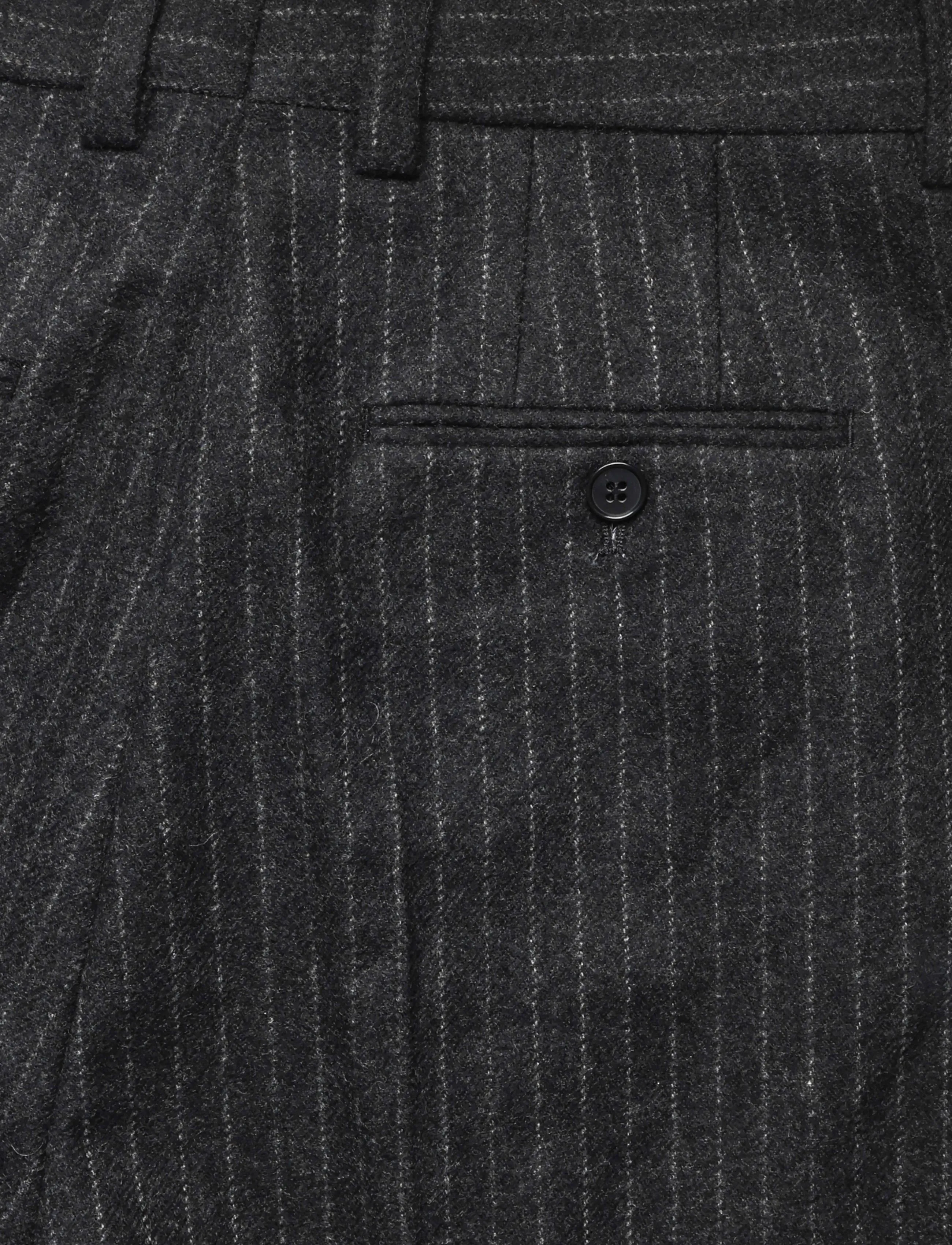 Filippa K - Darcey Flannel Pinstripe Trous - pidulikud püksid - anthracite pinstripe - 4