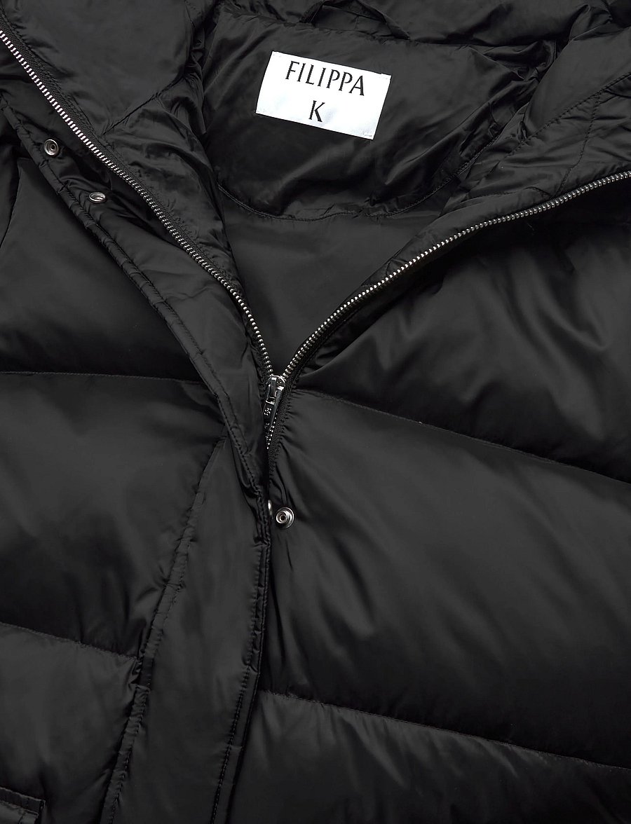 Filippa K - Hooded Puffer Jacket - voodriga mantlid - black - 2