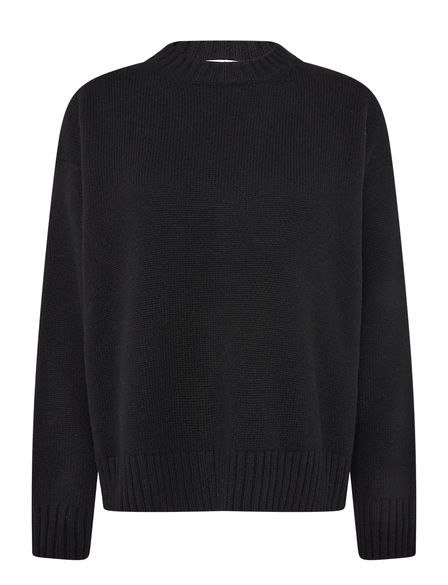 Filippa K - Wool Cashmere Sweater - pullover - black - 0