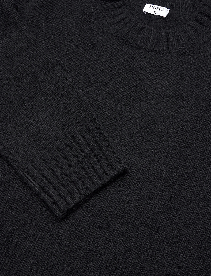 Filippa K - Wool Cashmere Sweater - pullover - black - 2