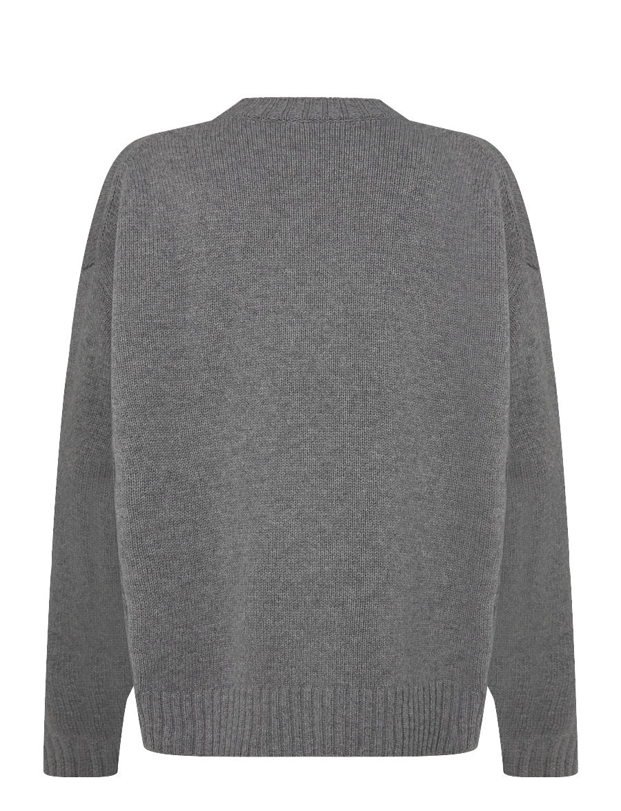 Filippa K - Wool Cashmere Sweater - pullover - grey melange - 1