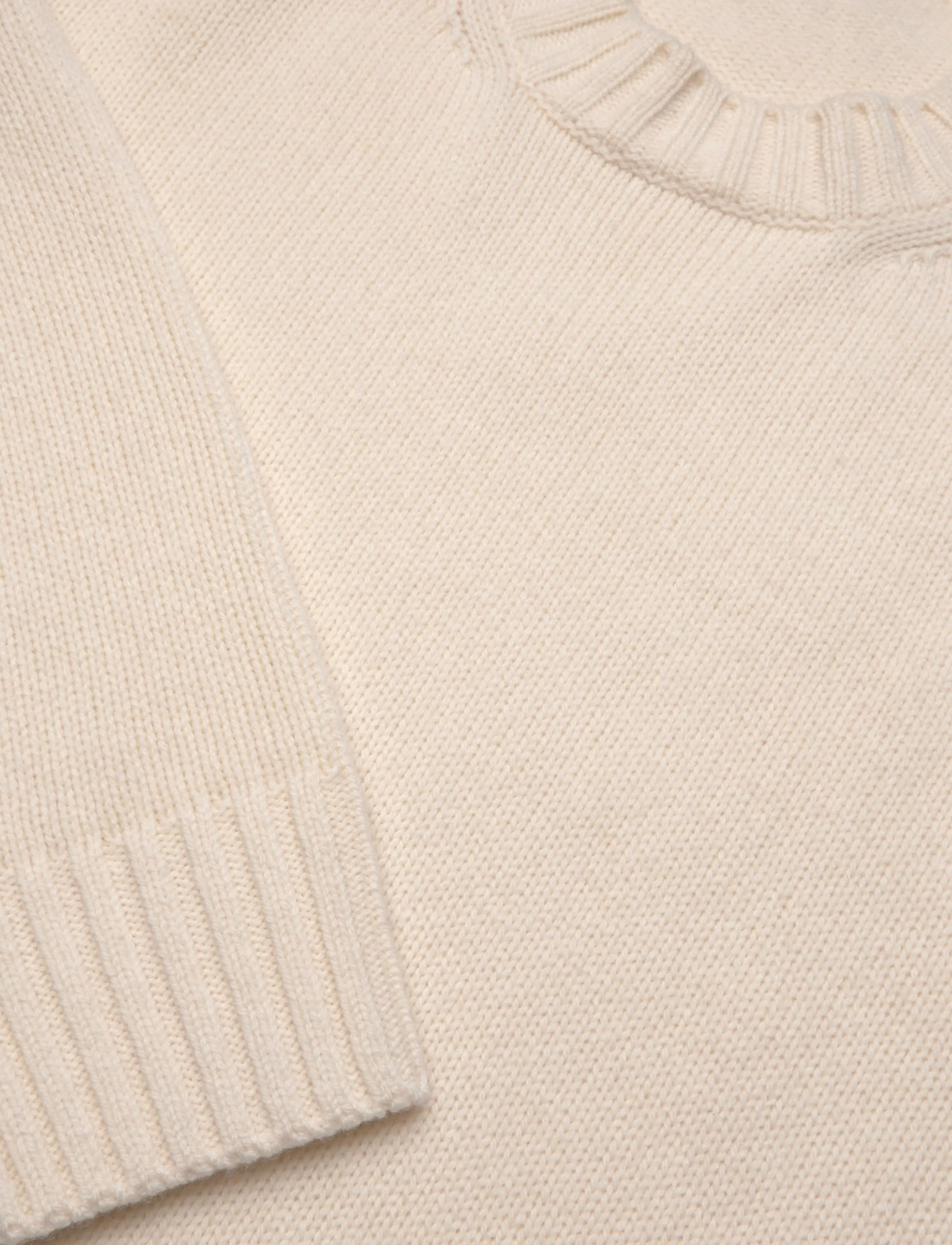 Filippa K - Wool Cashmere Sweater - pullover - off-white - 2