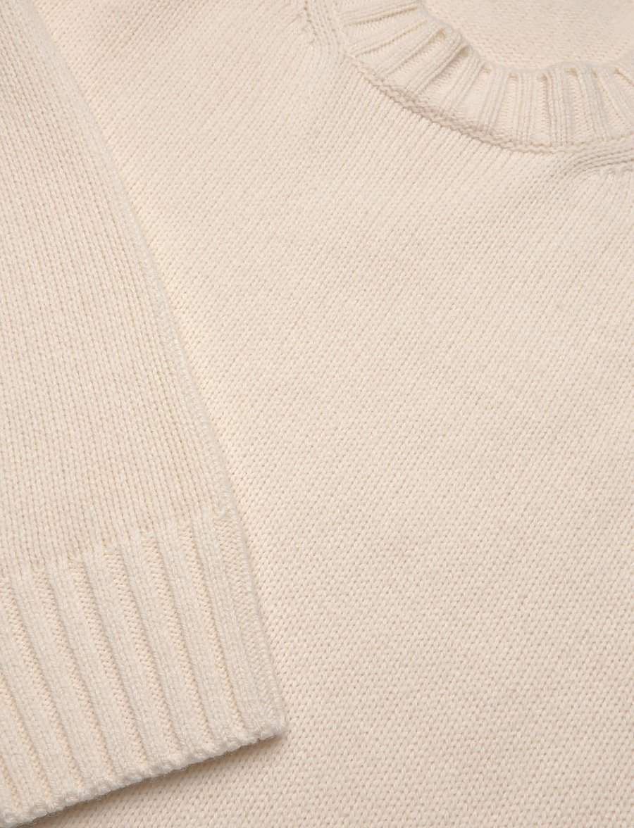 Filippa K - Wool Cashmere Sweater - pullover - off-white - 2