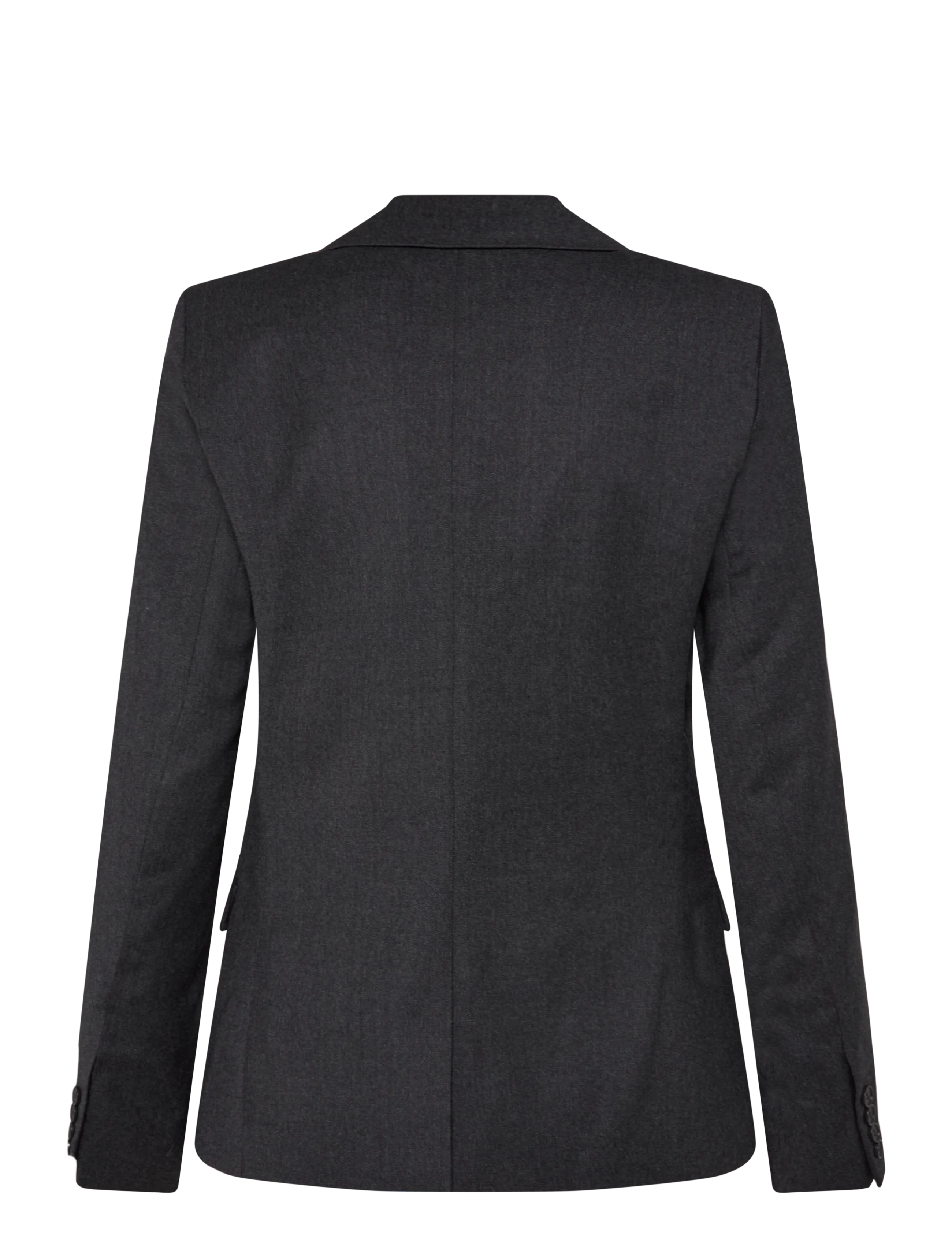 Filippa K - Sasha Flannel Blazer - single breasted blazers - dark grey melange - 1