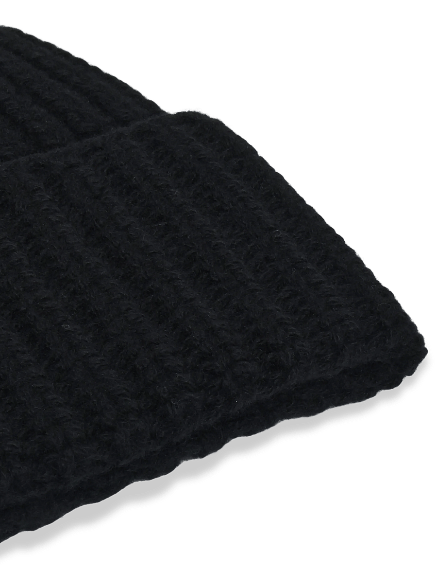 Filippa K - Wool Cashmere Rib Hat - mützen - black - 2