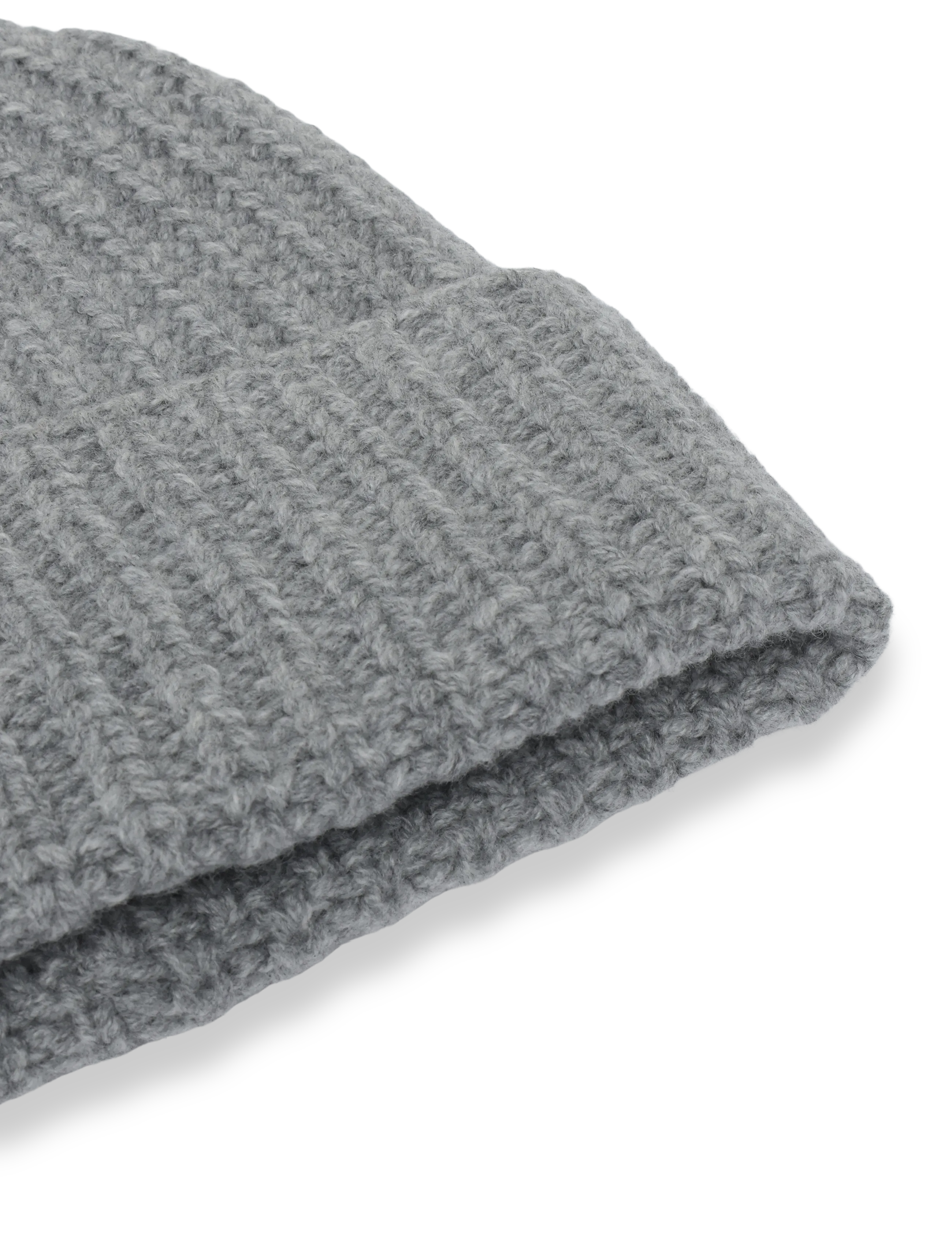 Filippa K - Wool Cashmere Rib Hat - beanies - grey melange - 2