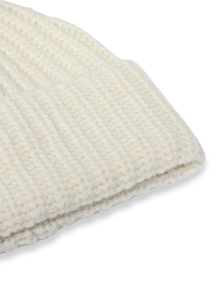 Filippa K - Wool Cashmere Rib Hat - mützen - off-white - 2