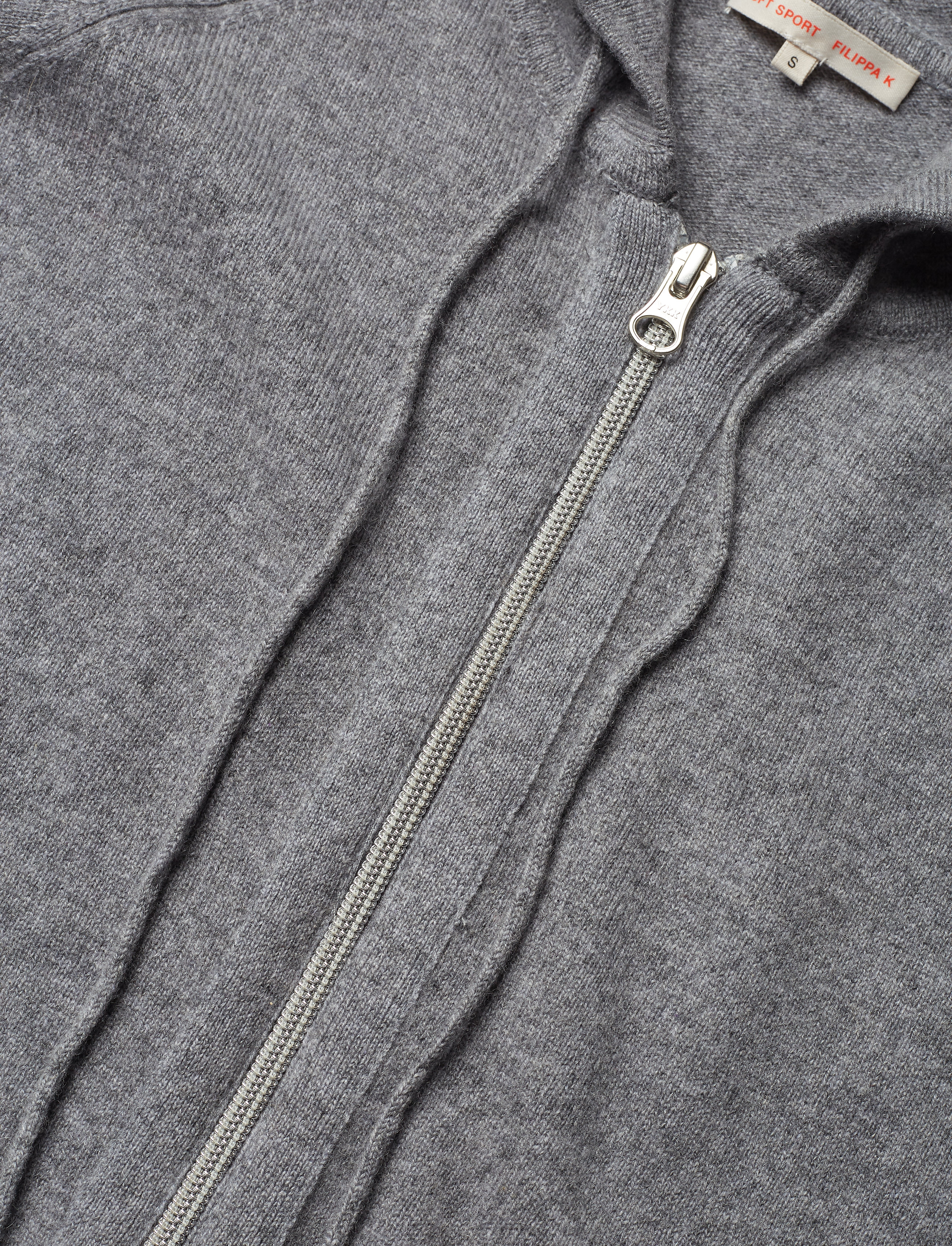 Filippa K - Cashmere Hoodie - grey mel. - 2