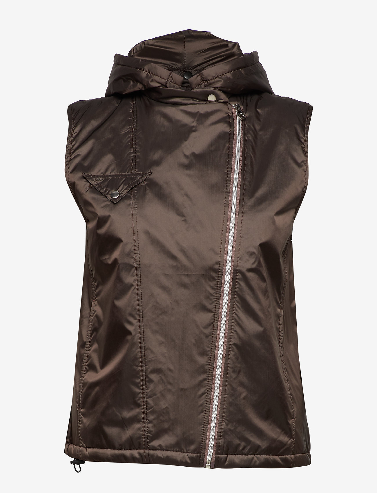 Filippa K - Ricky Nylon Vest - Üleriided - mink - 0