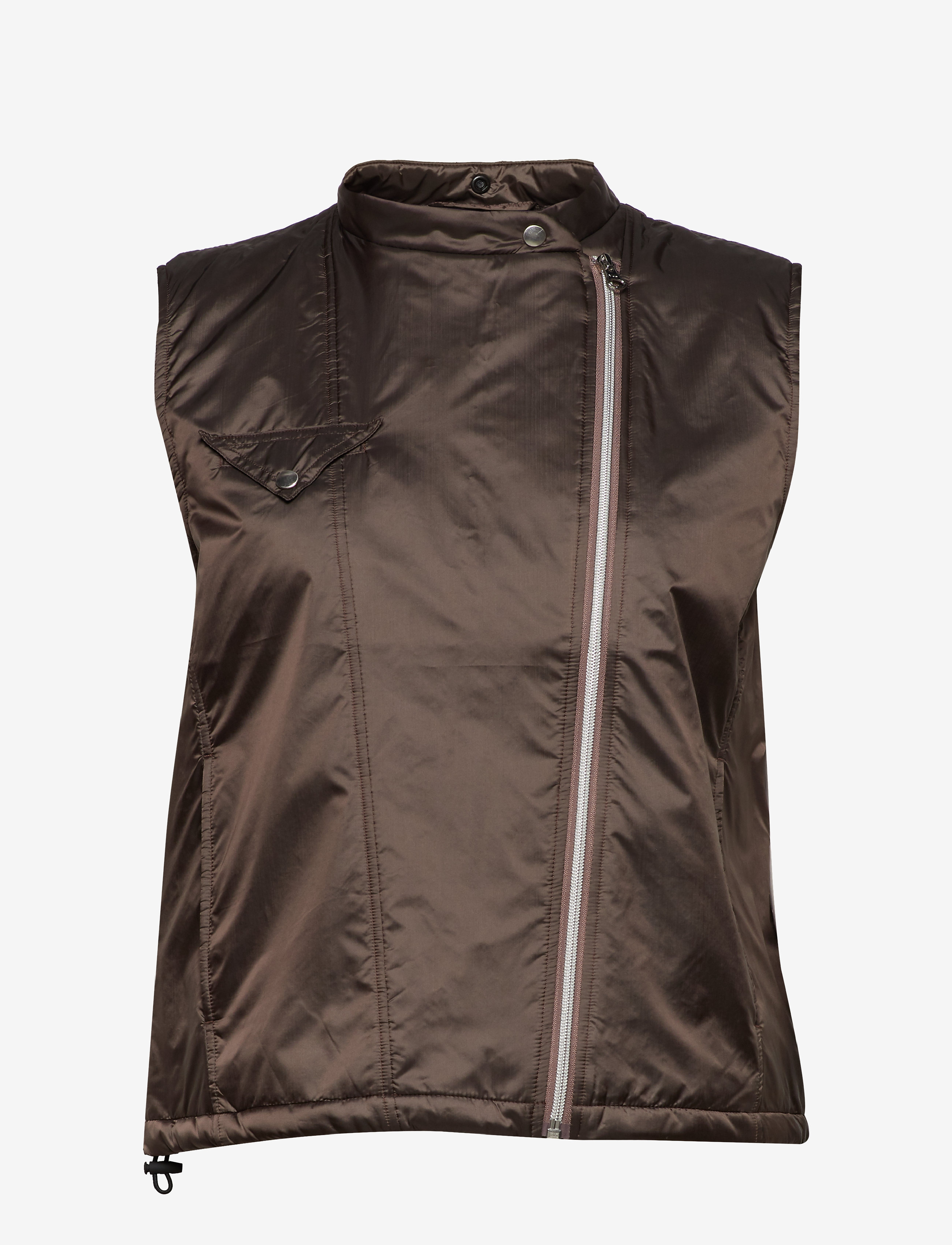 Filippa K - Ricky Nylon Vest - Üleriided - mink - 1