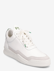 Low Top Ghost Paneled White - GREEN