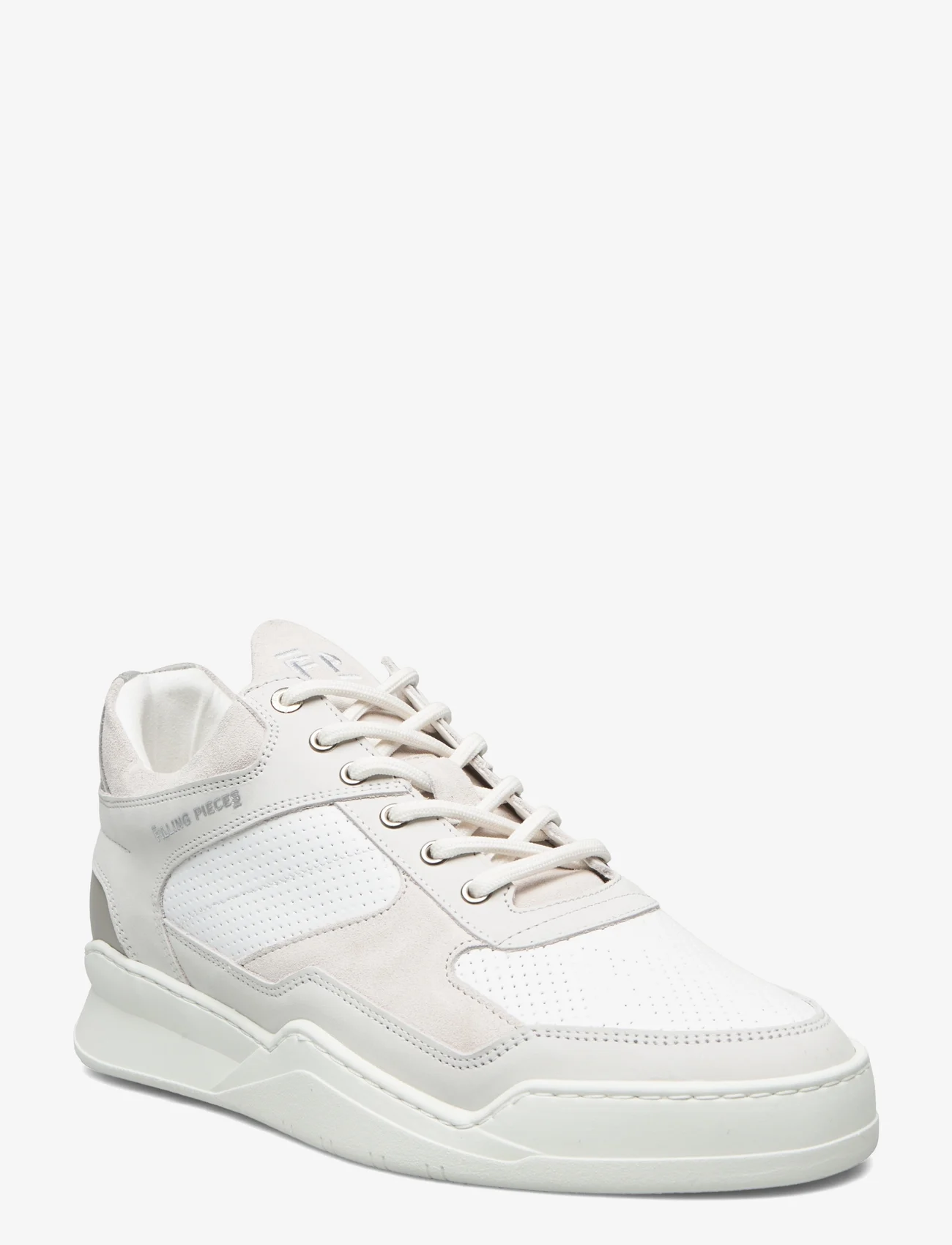 Filling Pieces - Low Top Ghost Paneled White - spring shoes - white - 0